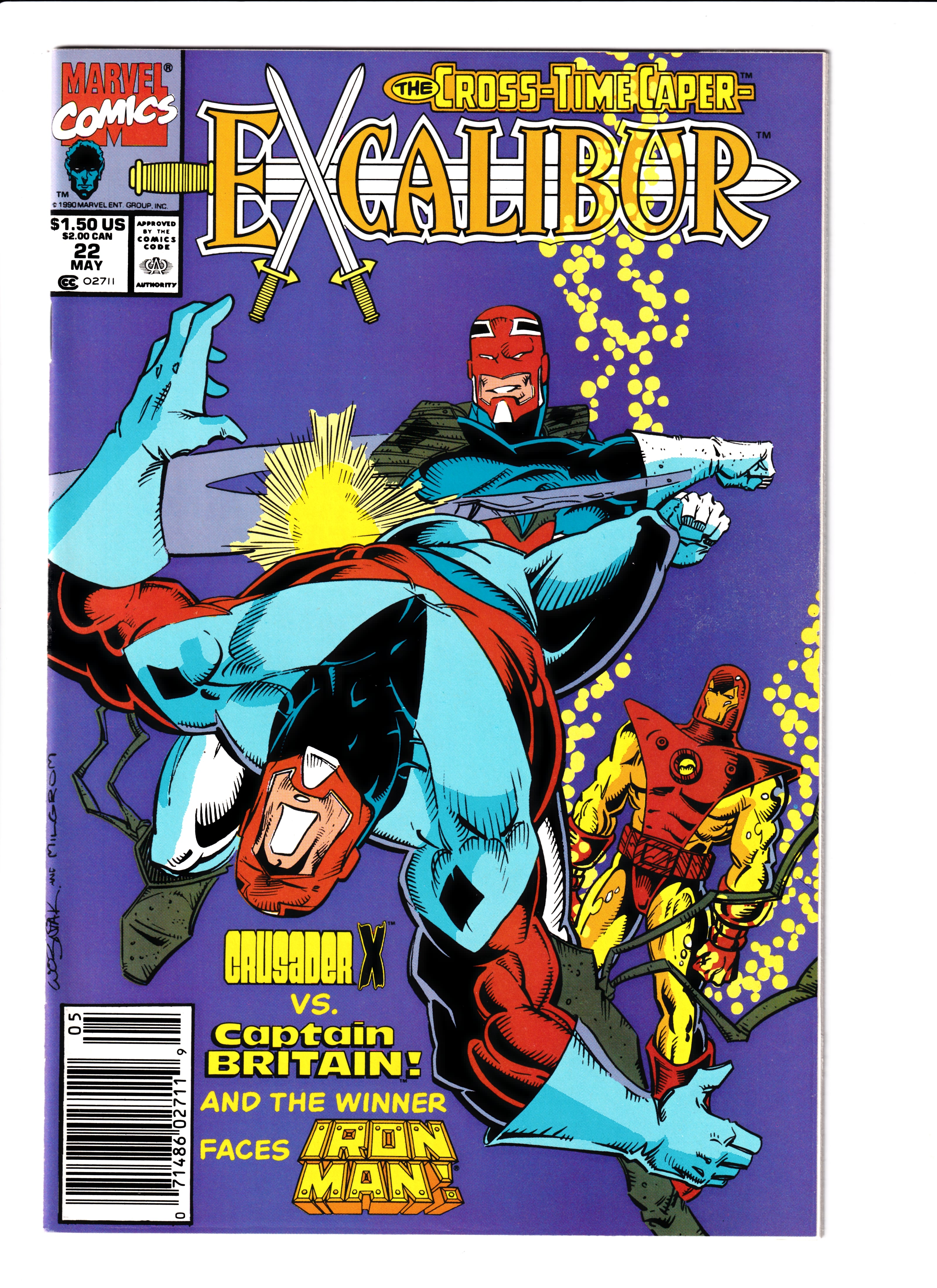 Excalibur #22 Newsstand NM (9.6) (1988)