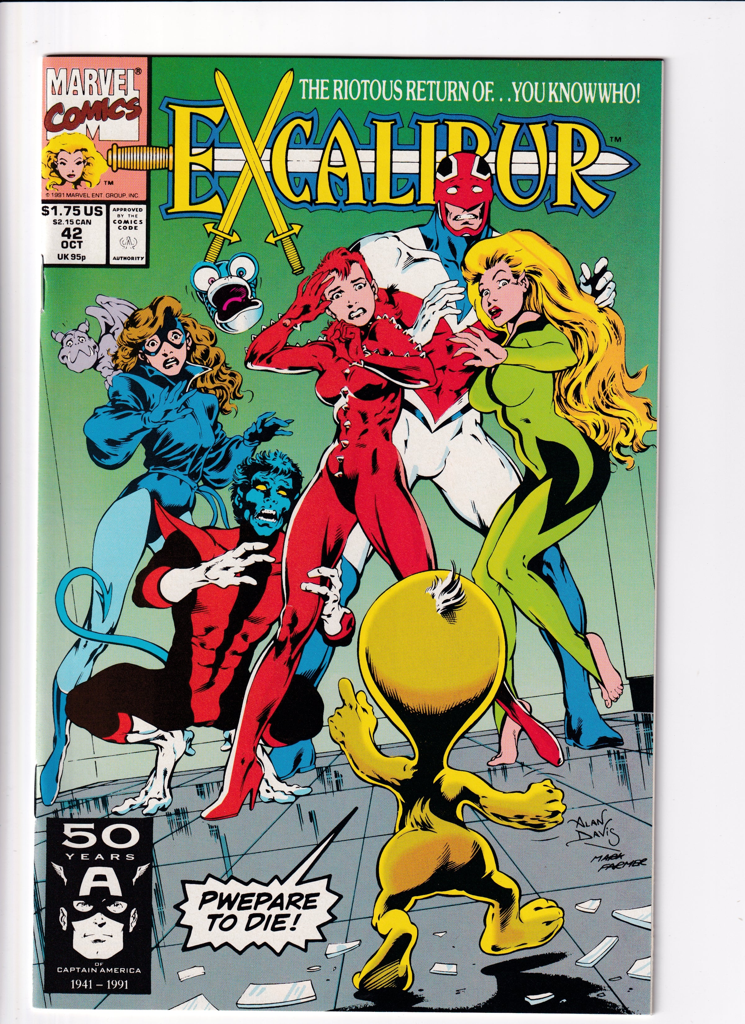 Excalibur #42 NM (9.6) (1988)