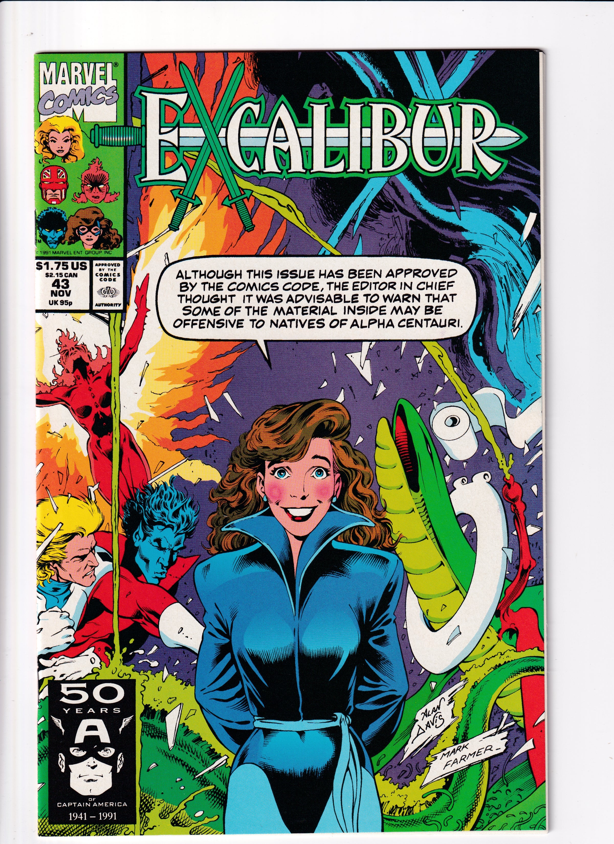 Excalibur #43 NM (9.6) (1988)