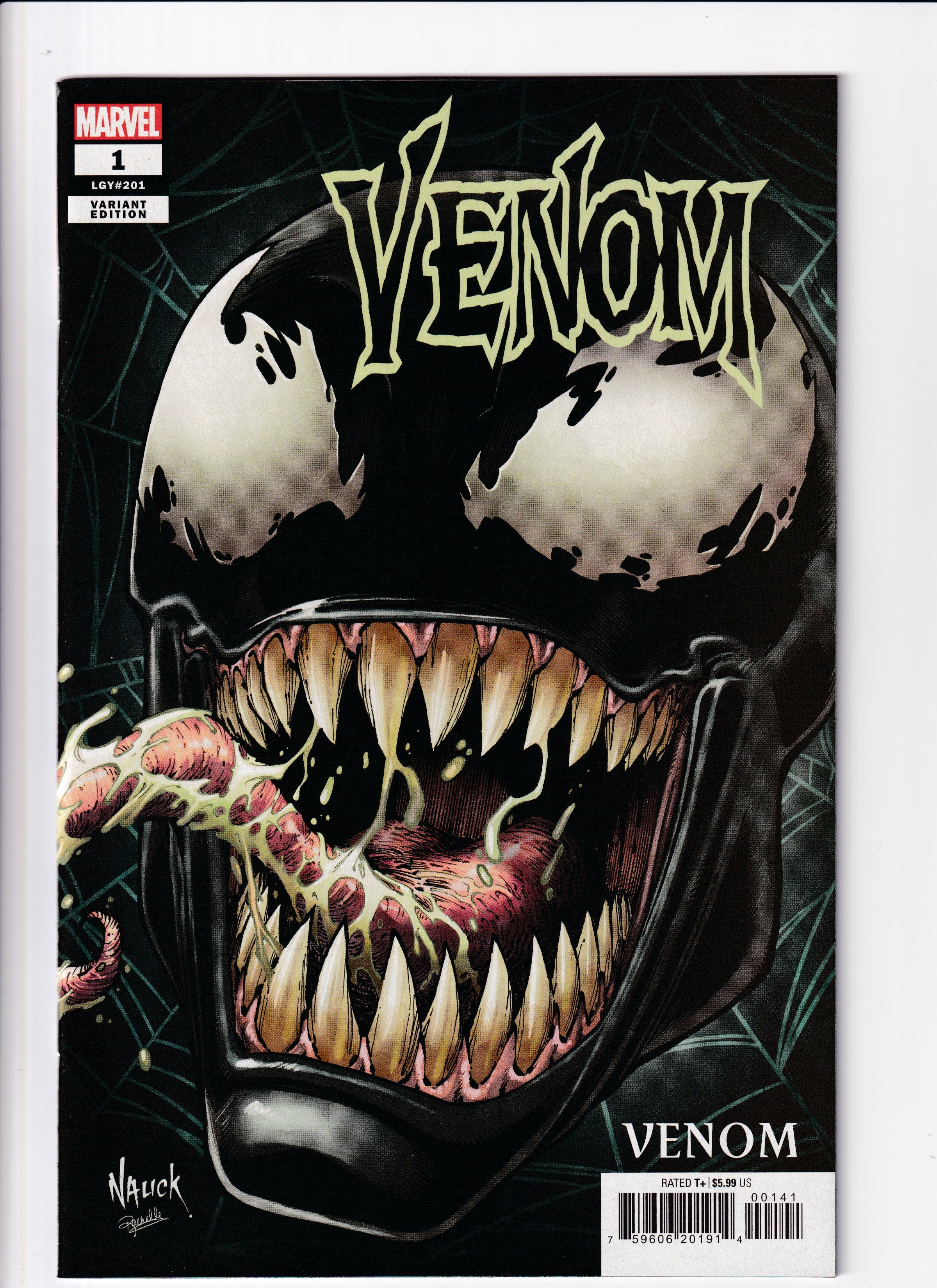 Venom #1 Headshot Var NM (9.8) (2021)