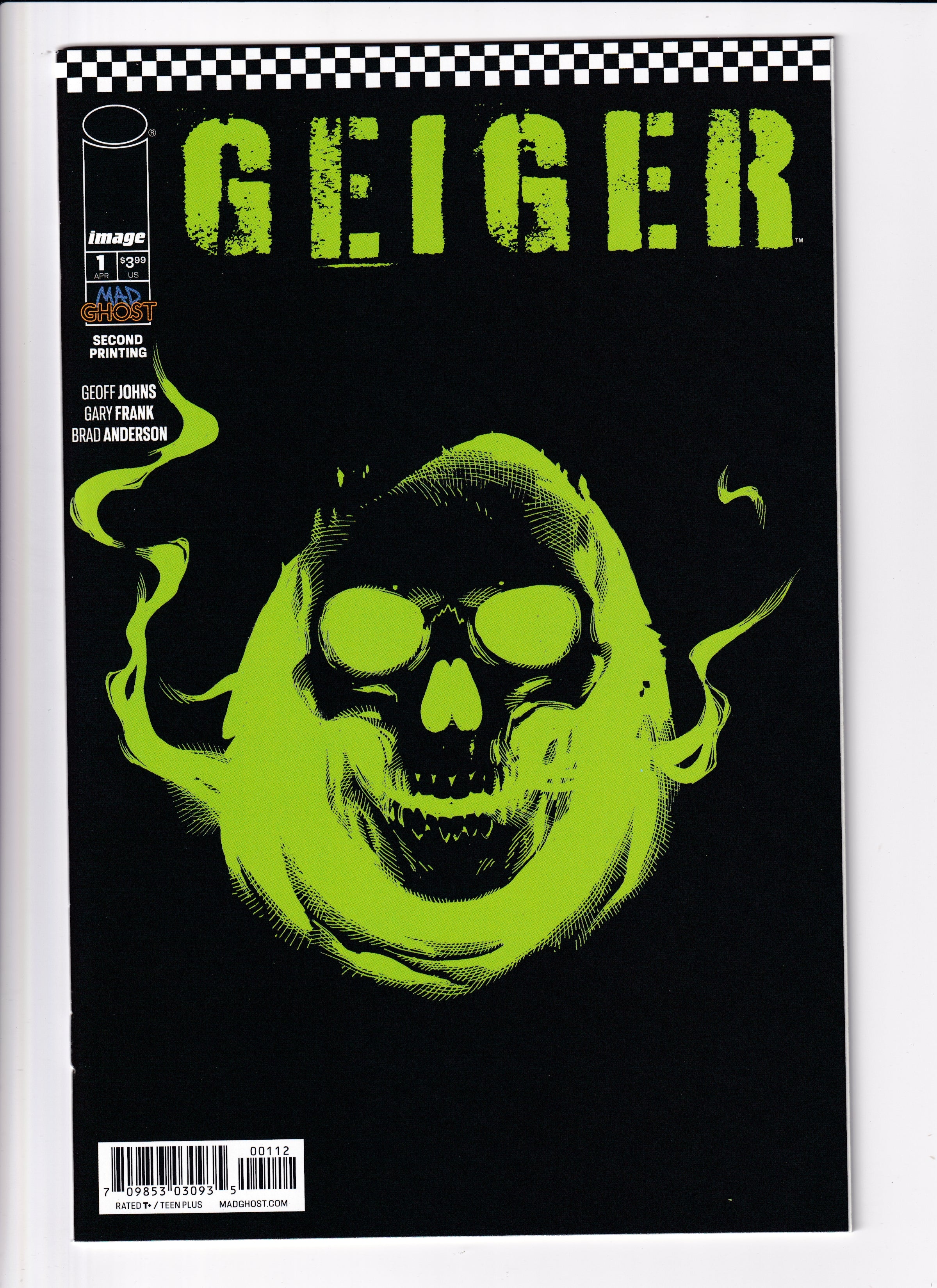 Geiger #1 2nd Print NM (9.8) (2021)