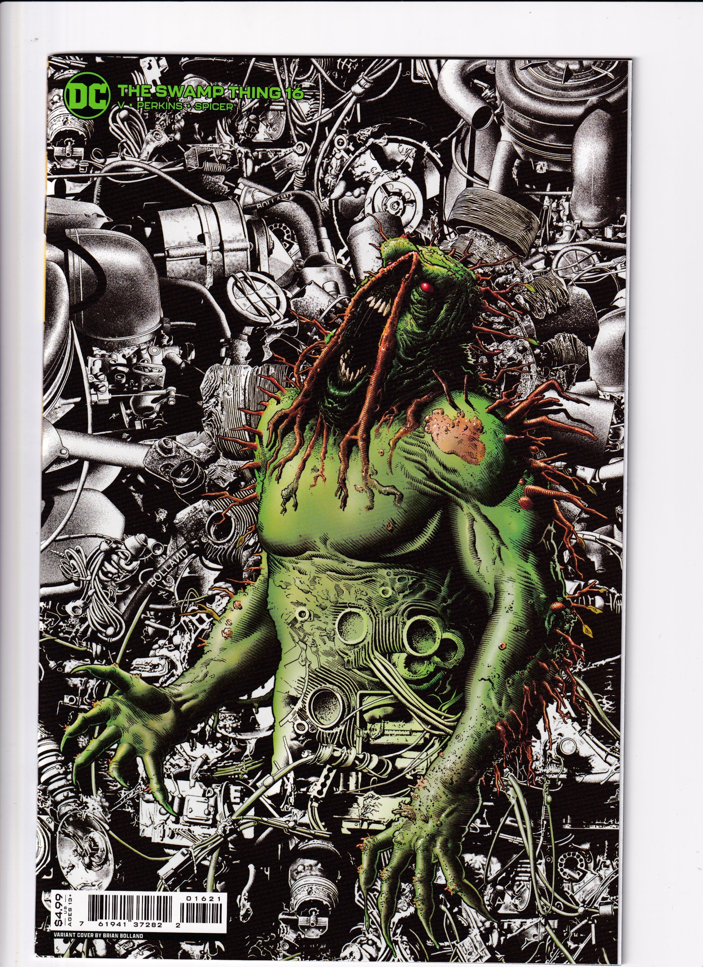 Swamp Thing #16 Bolland Var NM (9.8) (2022)