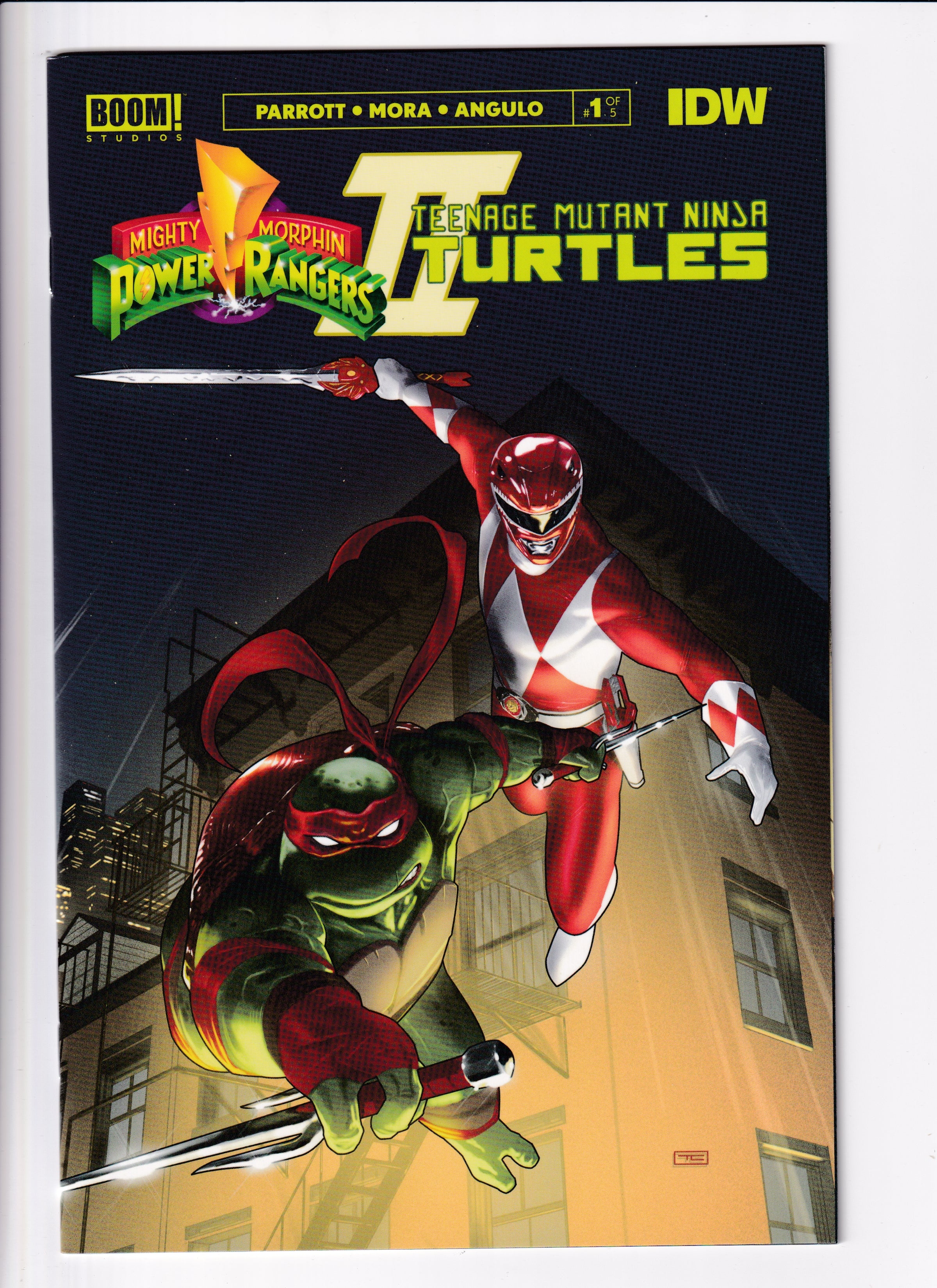 MIghty Morphin Power Ranges/TMNT II #1 Var CVR I Nm (9.8) (2022)