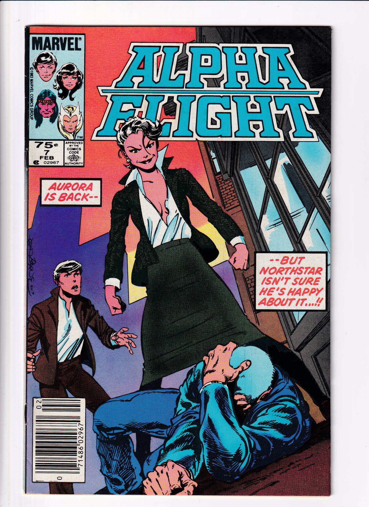 Alpha Flight #7 Canadian Price Var. Mid Grade (1983)