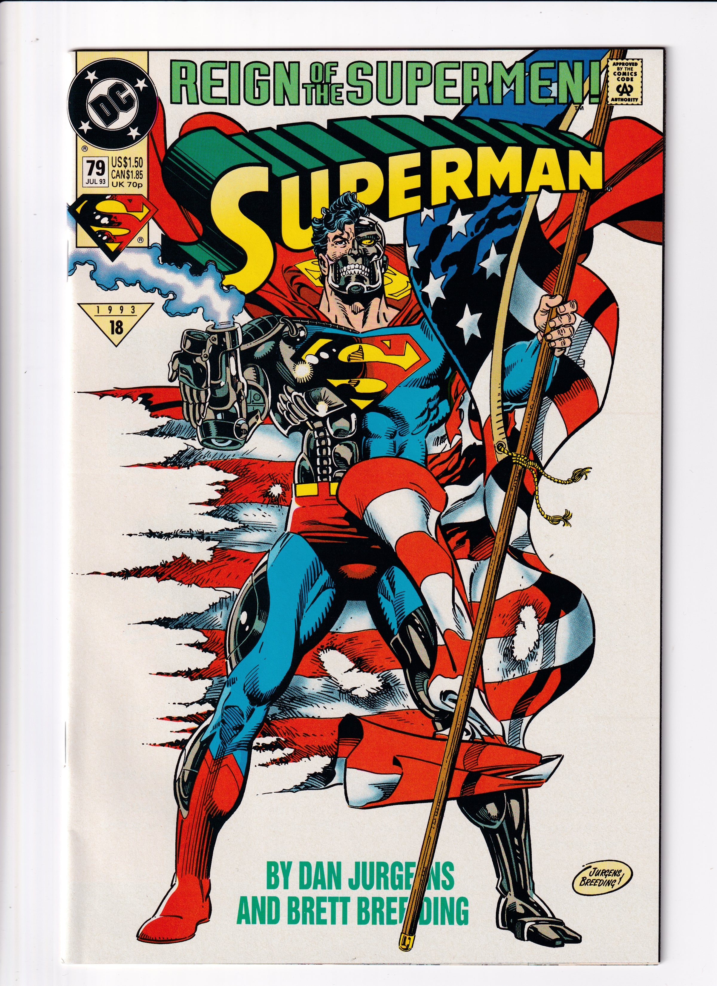 Superman #79 NM (9.2) (1993)