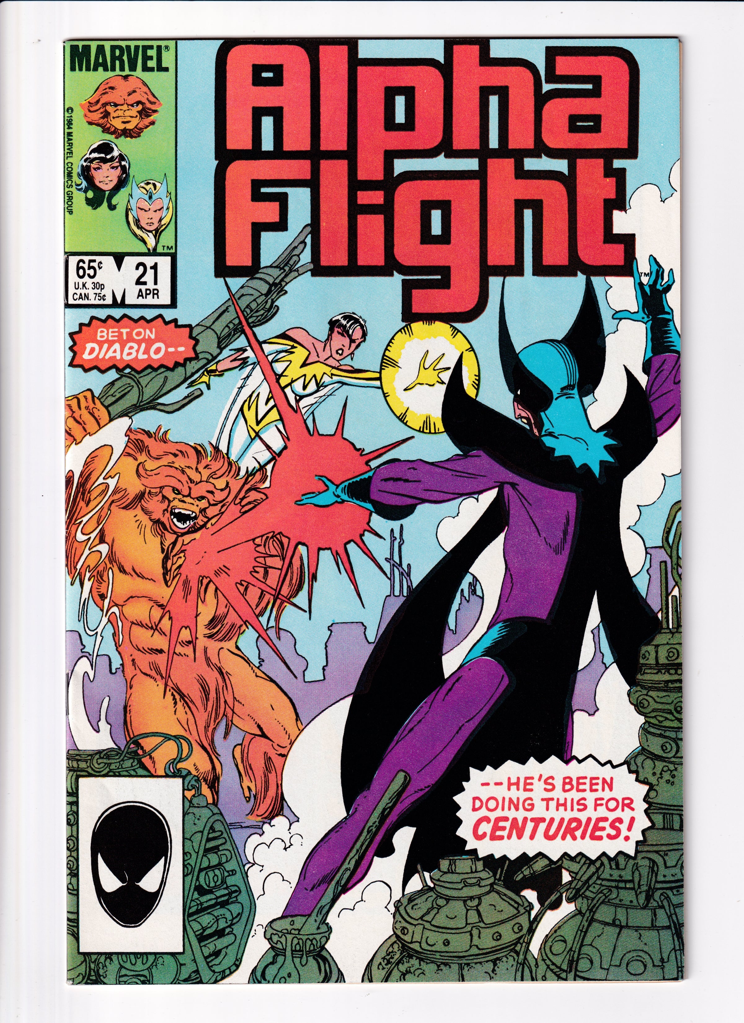 Alpha Flight #21 VF (8.5) (1985)