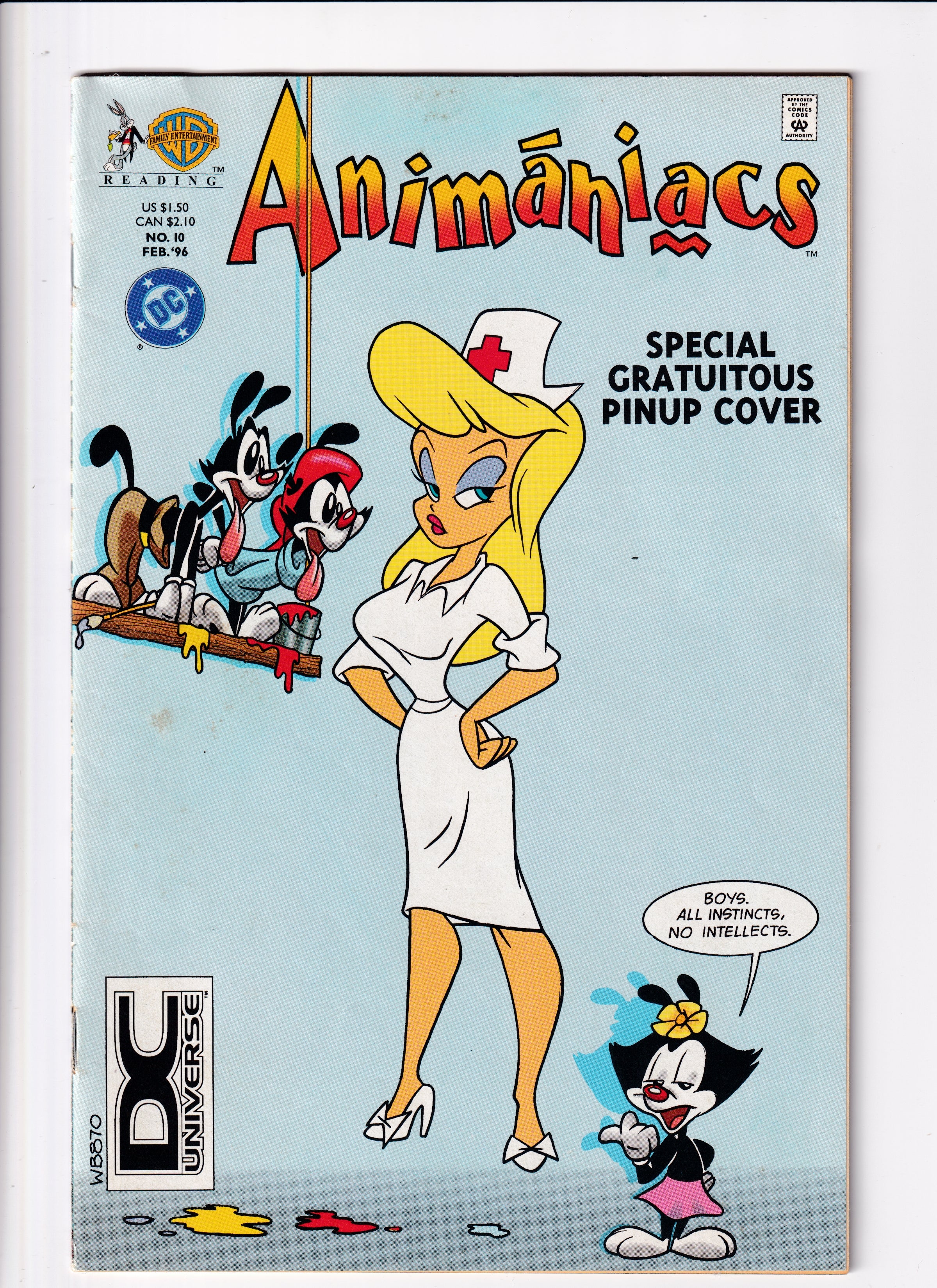 Animaniacs #10 DC Universe Logo FN (6.5) (1996)