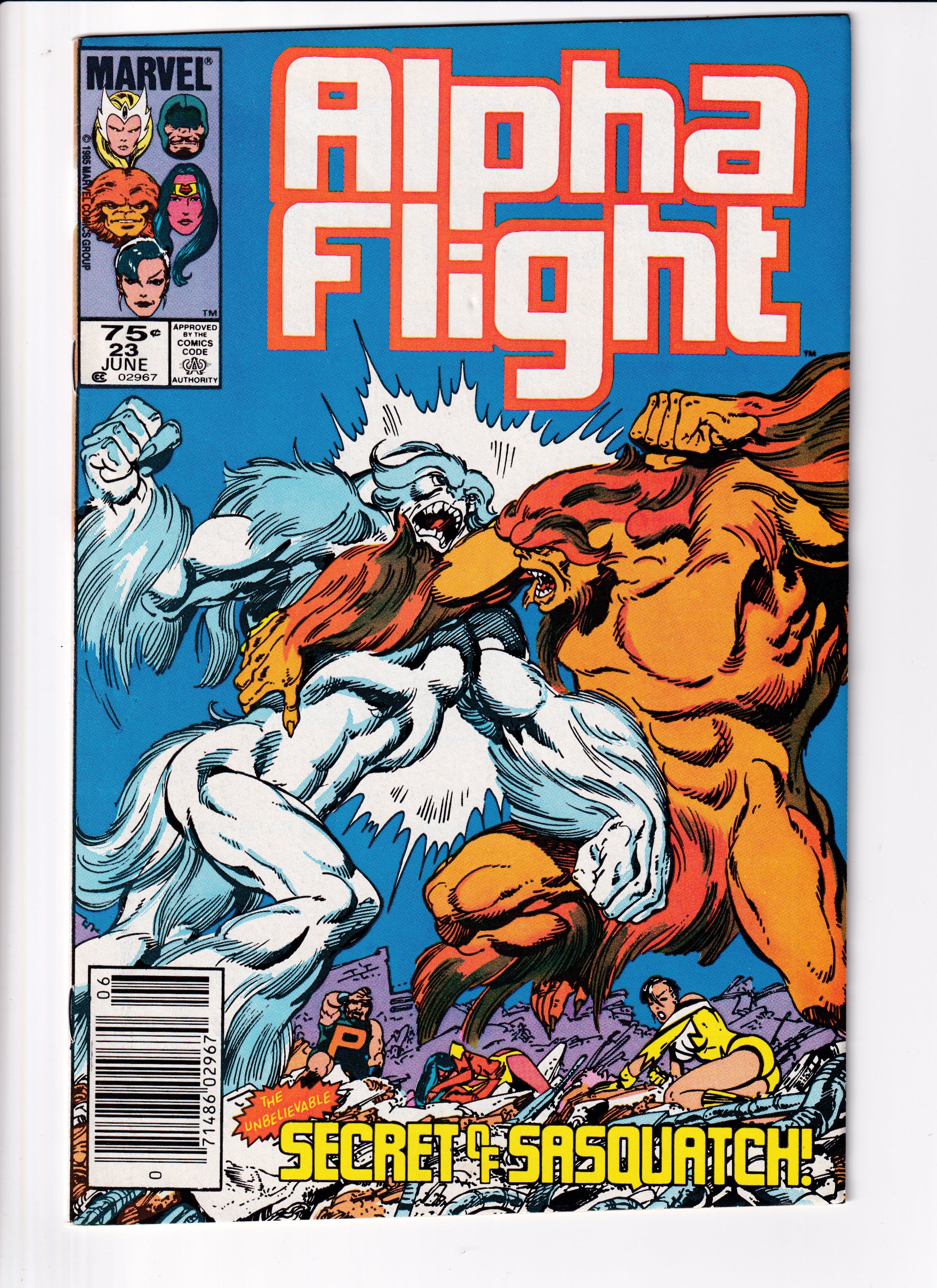Alpha Flight #23 Canadian Price Var VF (8.0) (1985)