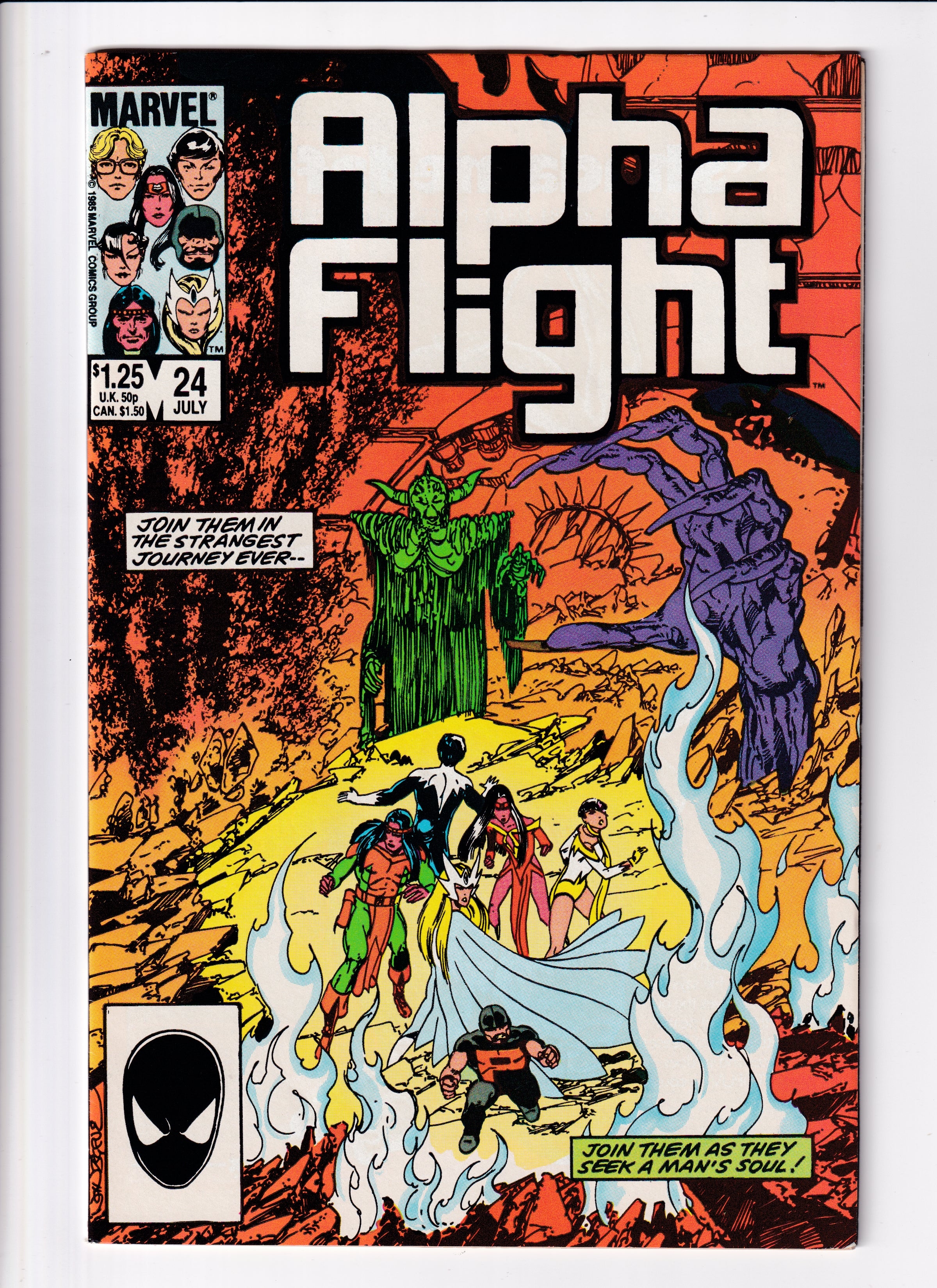 Alpha Flight #24 NM (9.0) (1985)