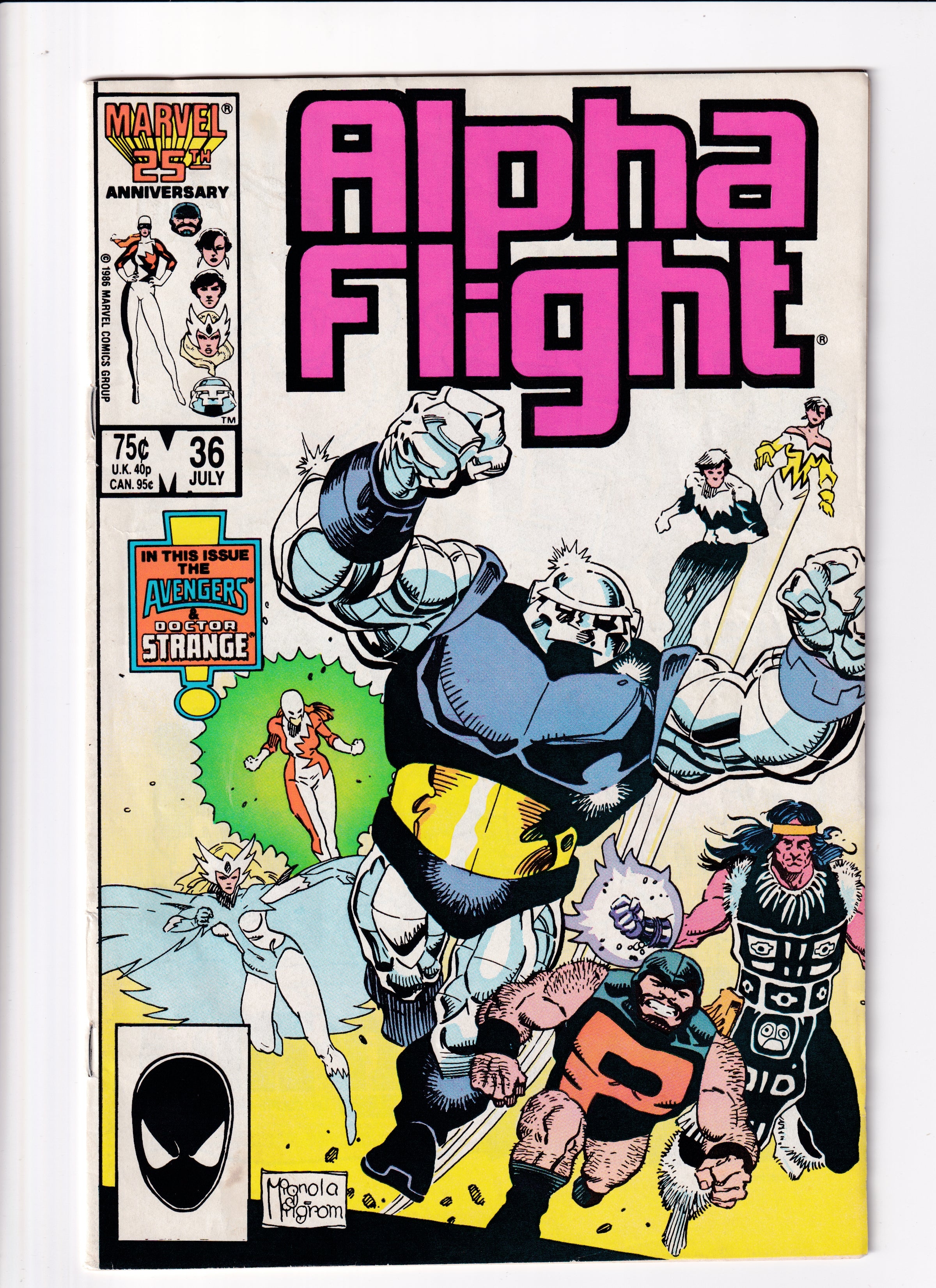Alpha Flight #36 VF (7.5) (1986)