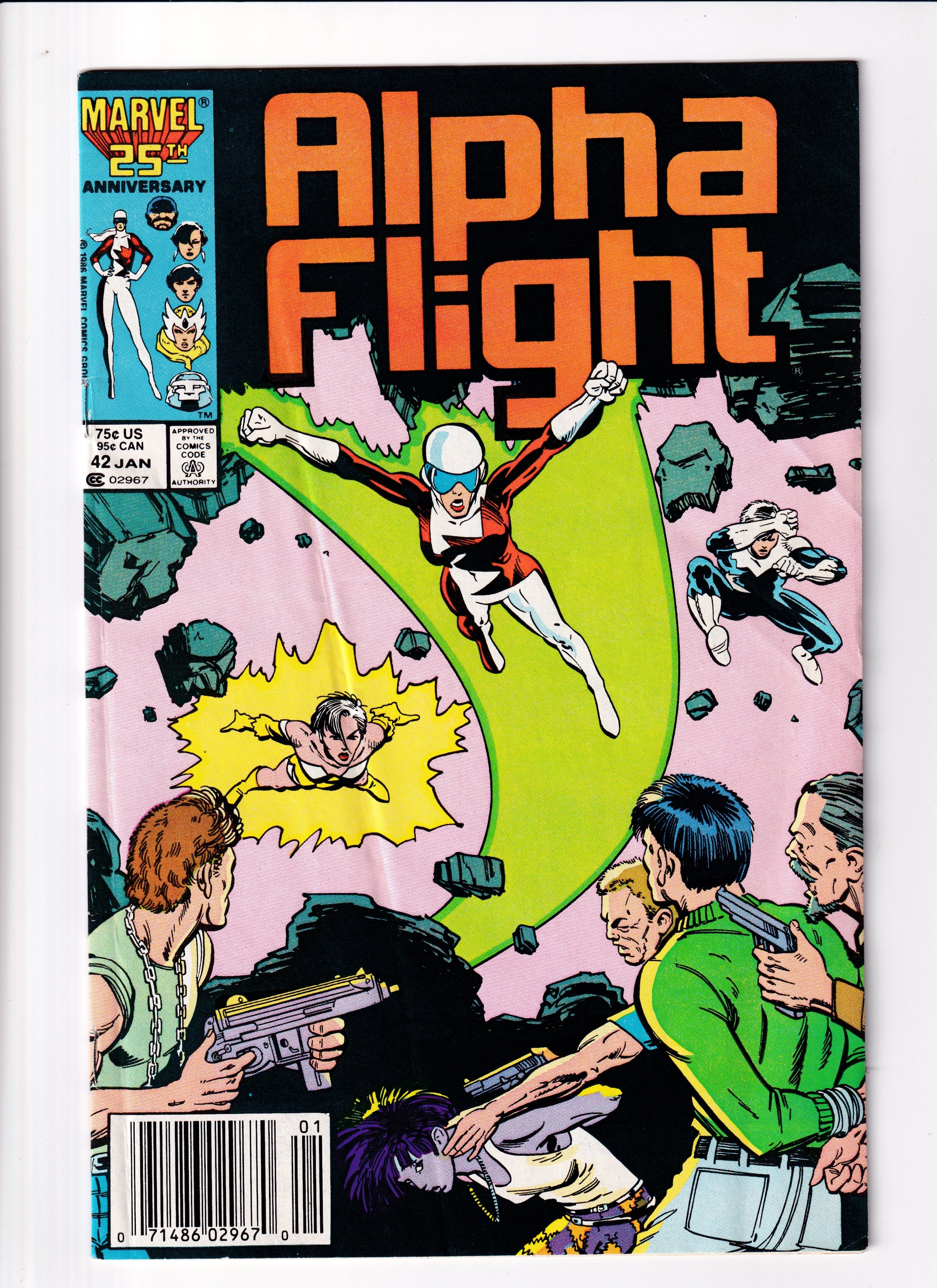 Alpha Flight #42 Newsstand Low Grade (1987)