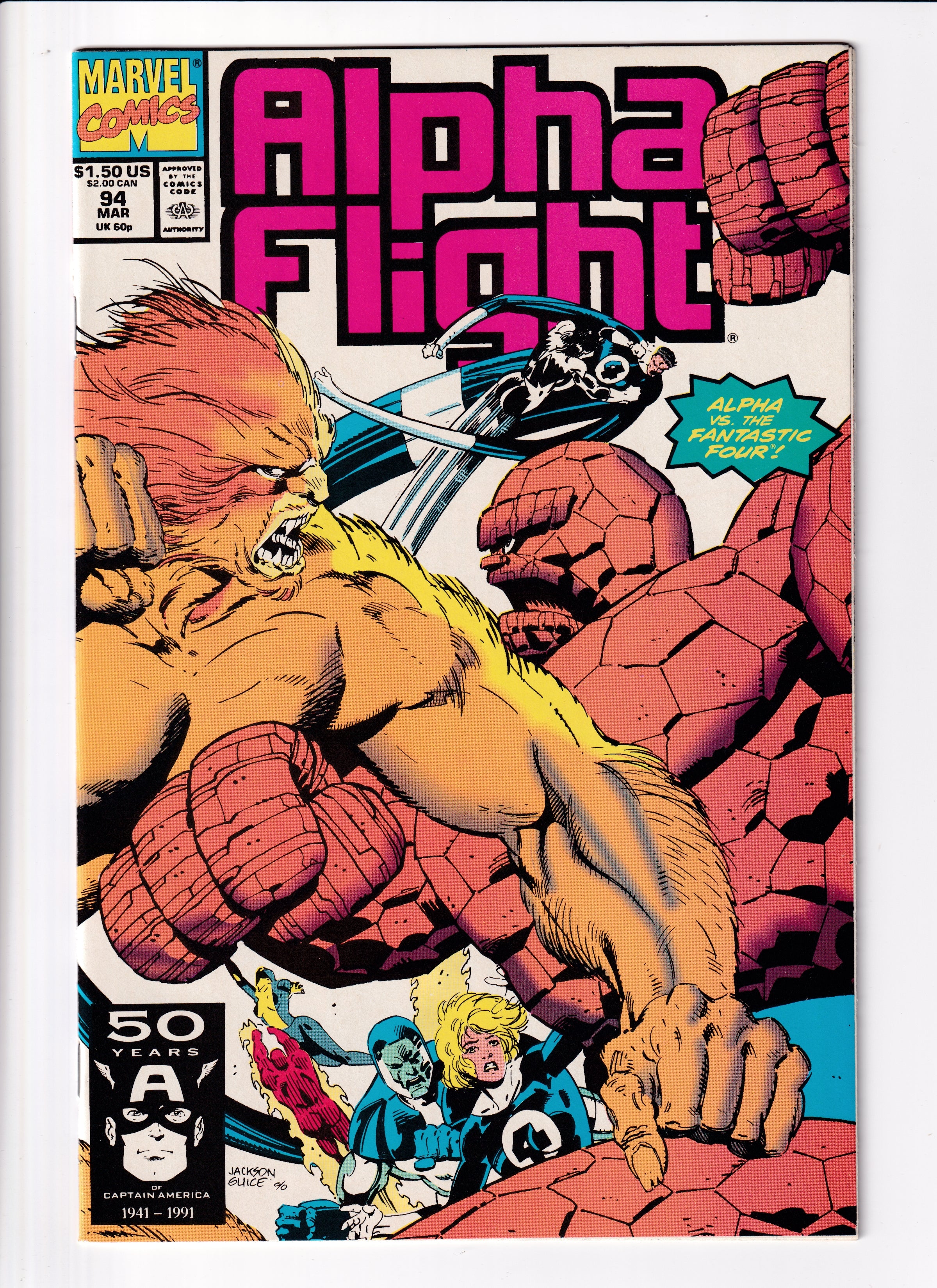 Alpha Flight #94 NM (9.2) (1991)