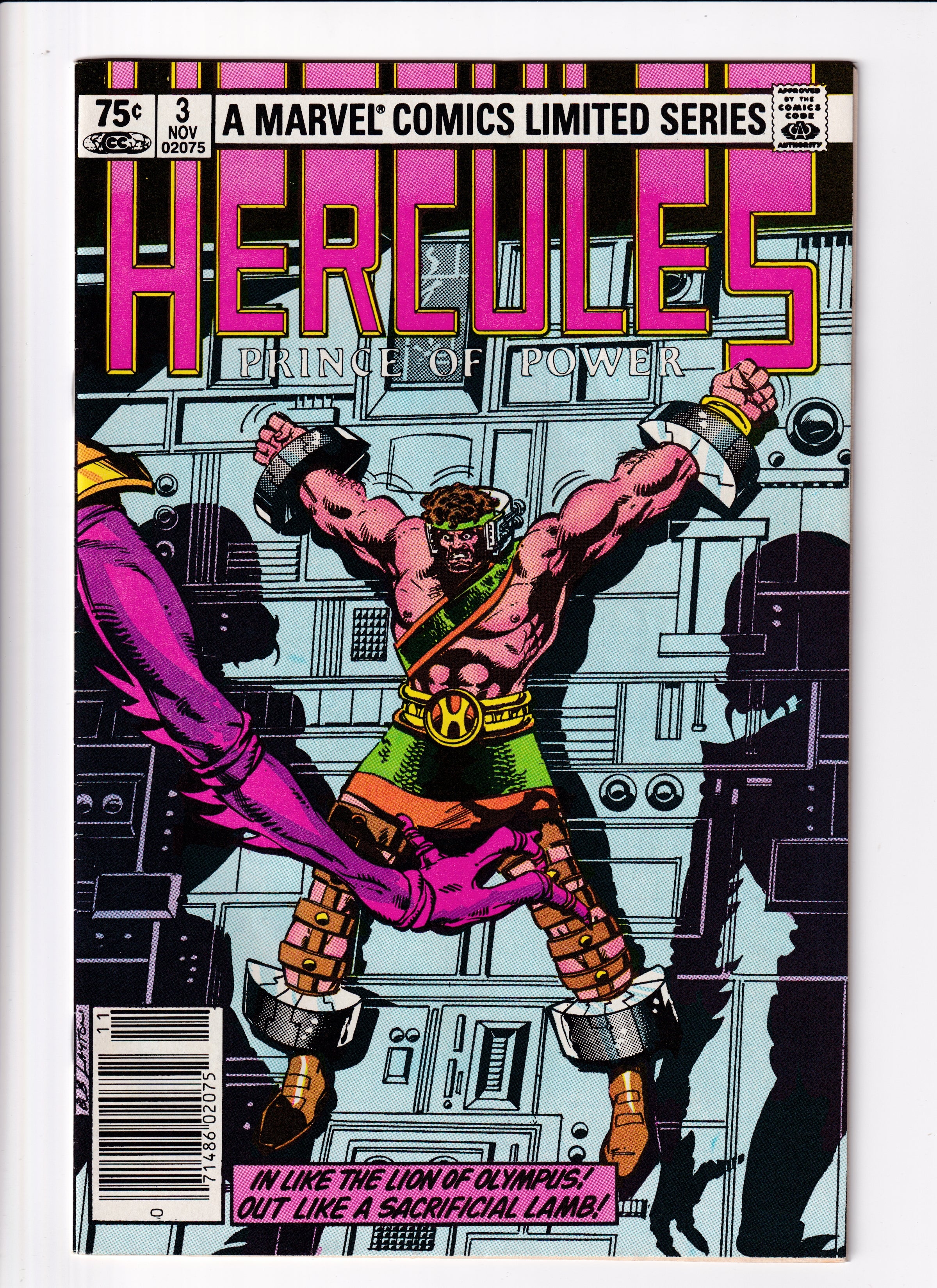 Hercules #2 Canadian Price Var. VF (8.0) (1982)