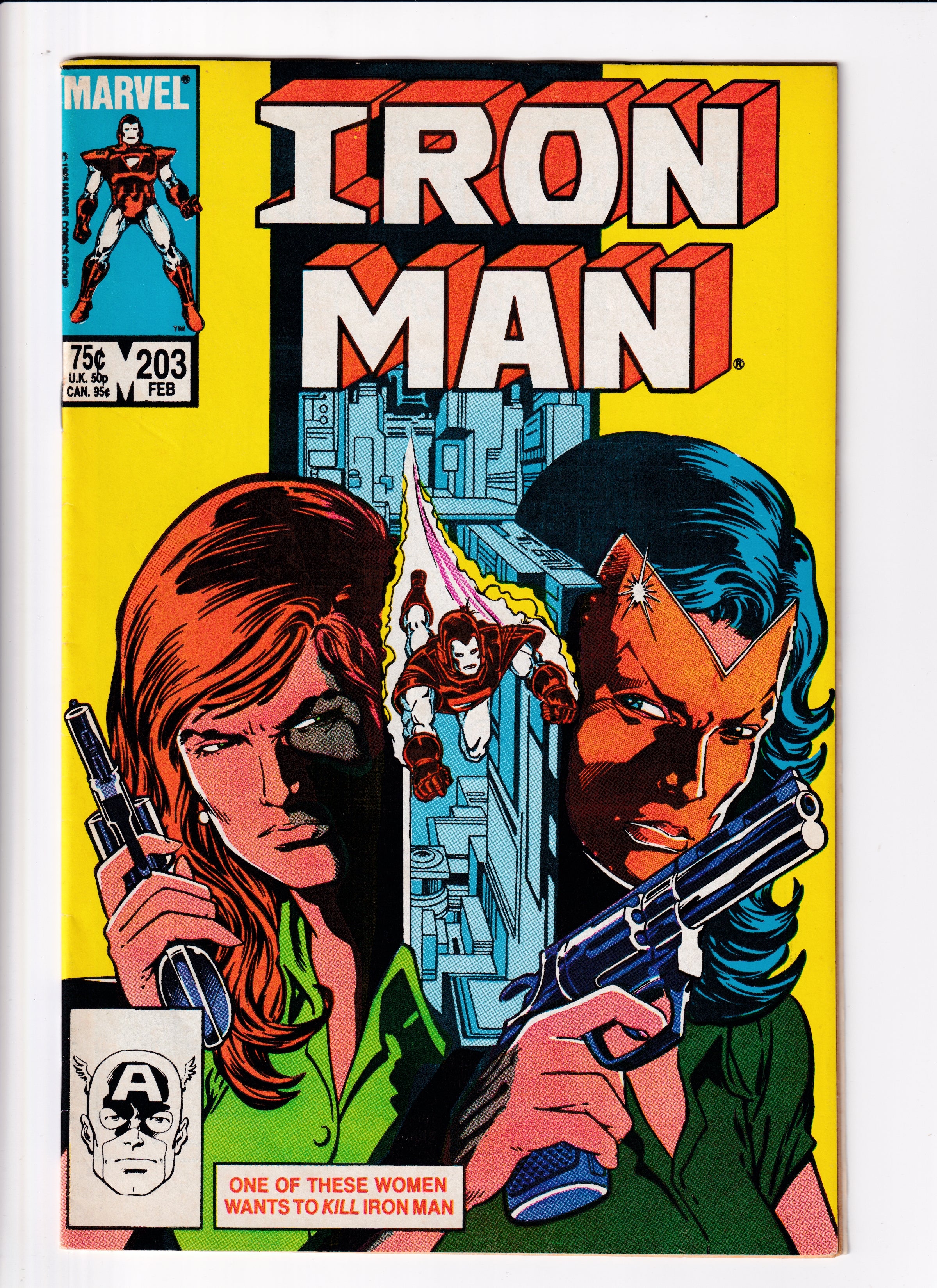 Iron Man #203 VG (5.0) (1986)
