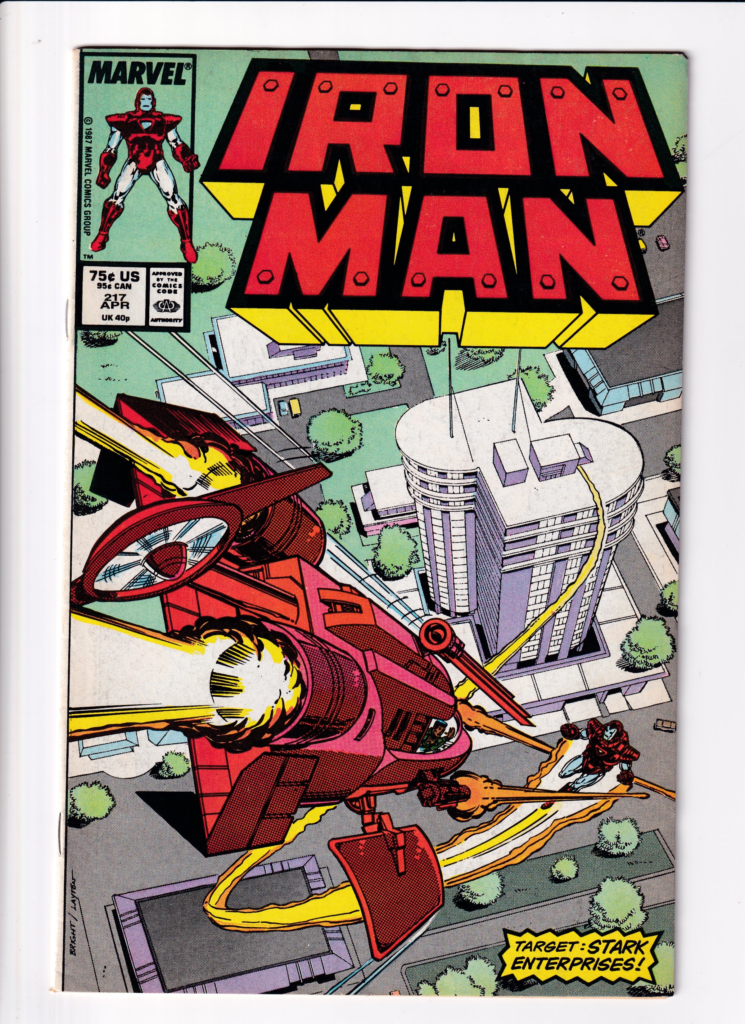 Iron Man #217 VF (8.5) (1986)