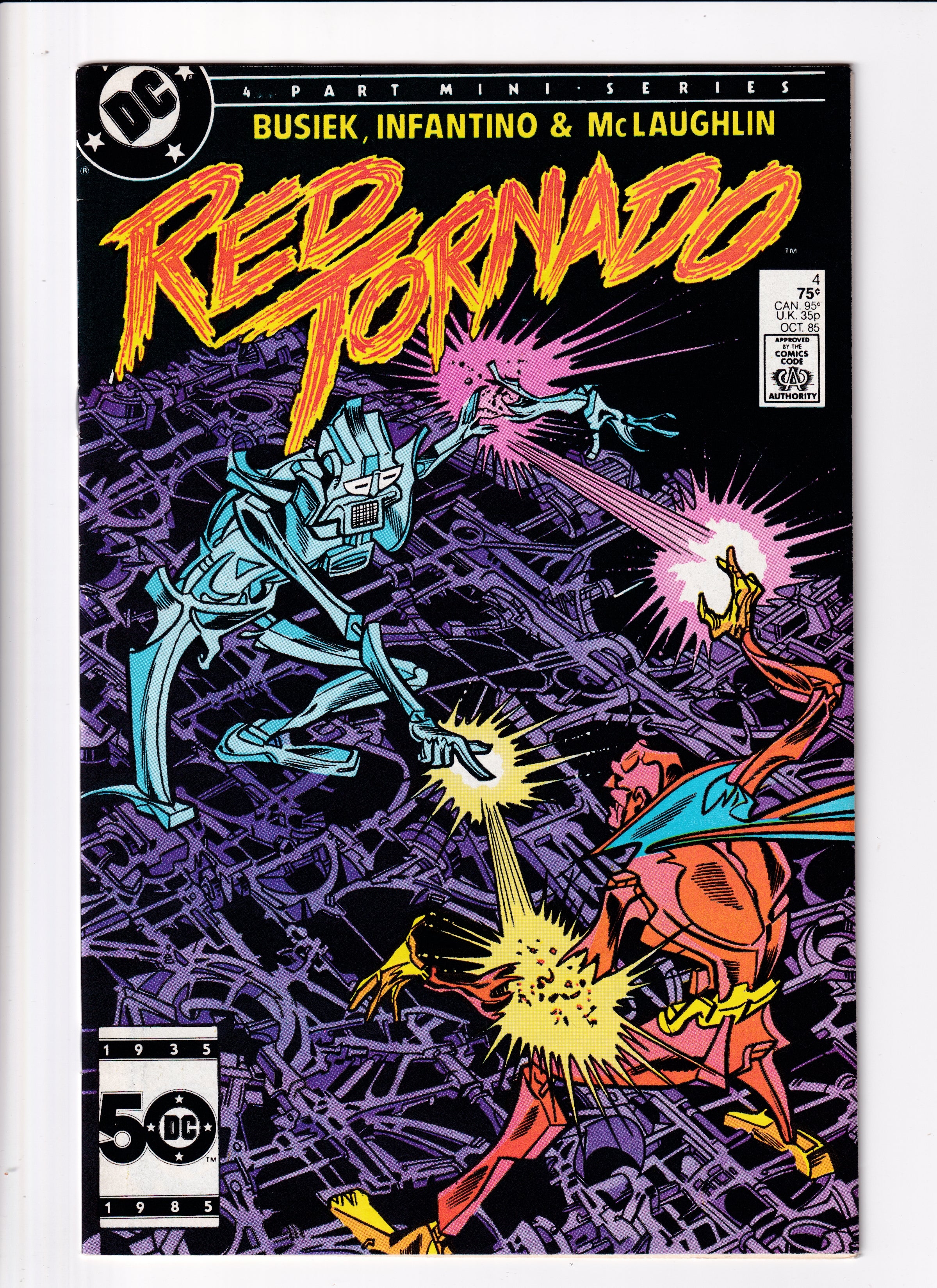 Red Tornado #4 VF (8.5) (1985)