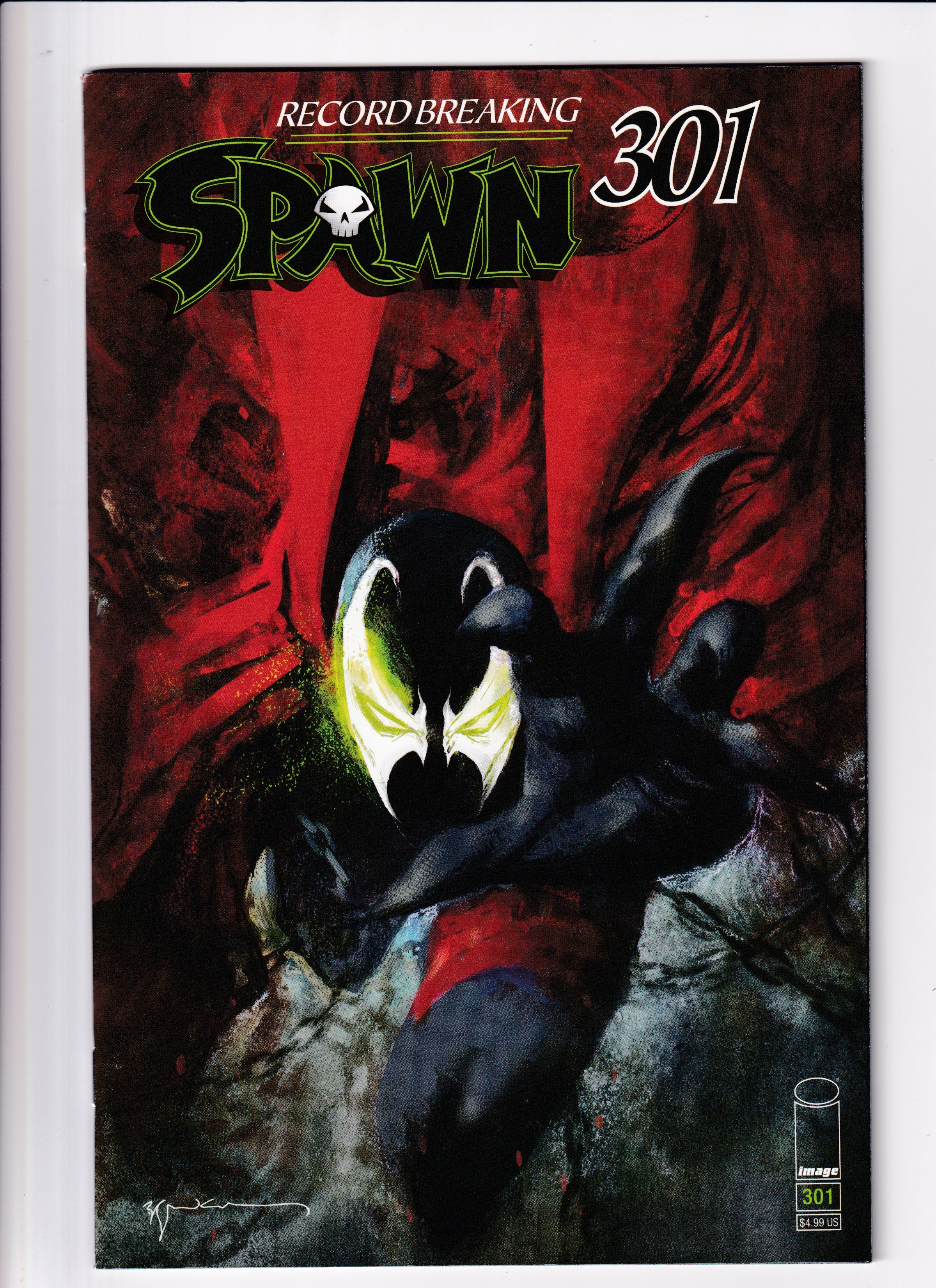 Spawn #301 Sienkiewicz Var NM (9.8) (2019)