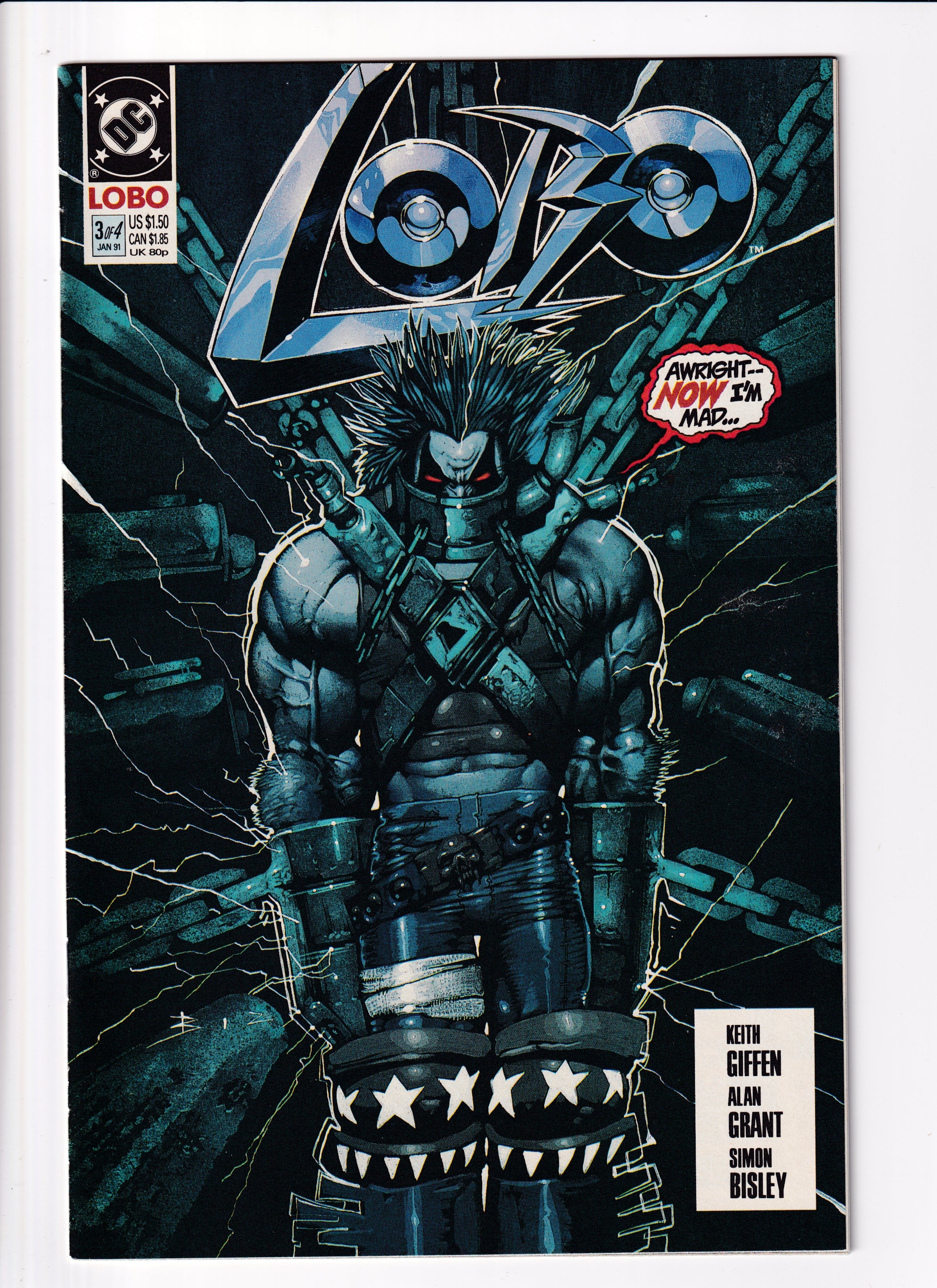 Lobo #3 NM (9.6) (1990)