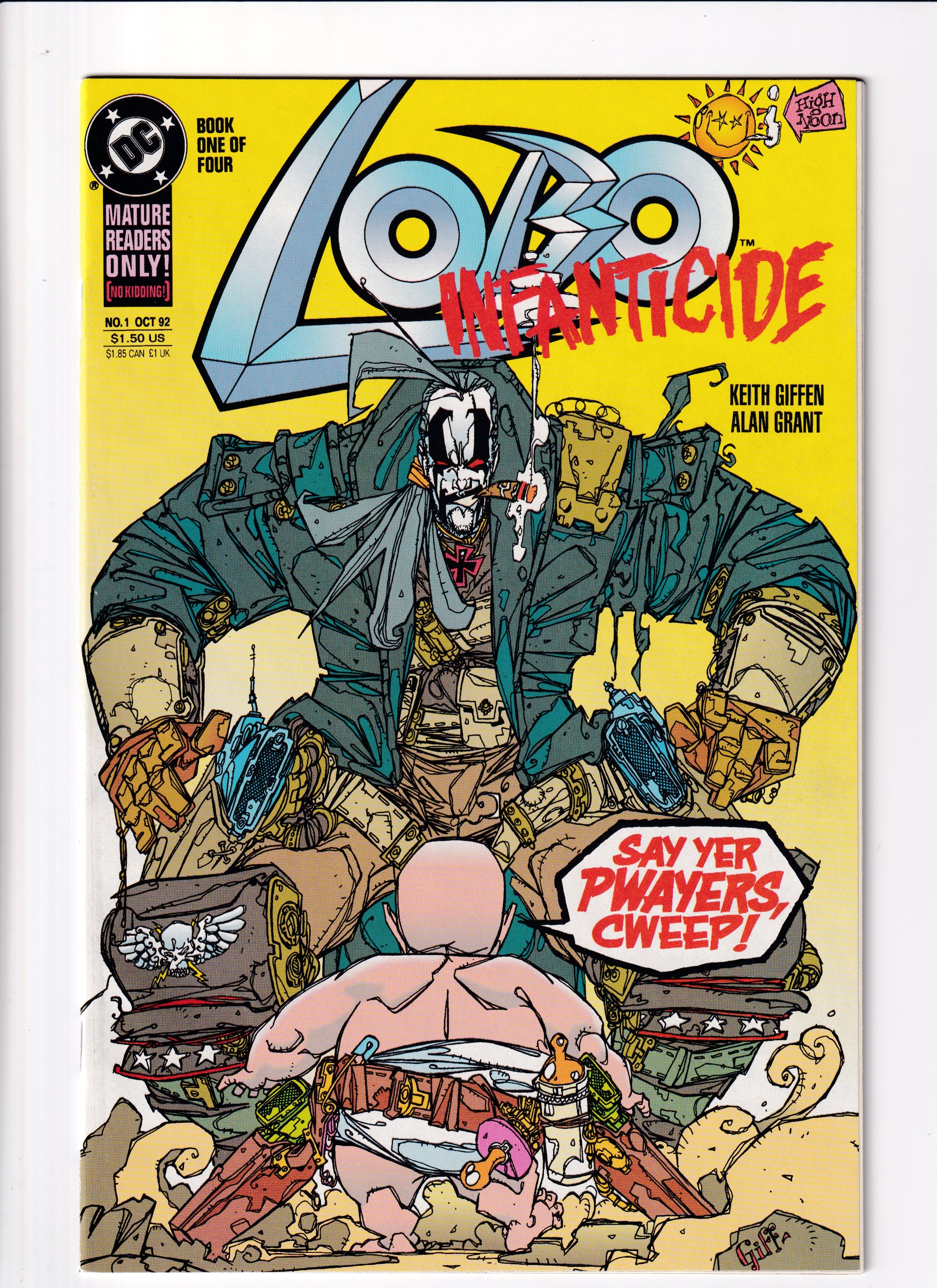 Lobo Infanticide #1 NM (9.0) (1992)