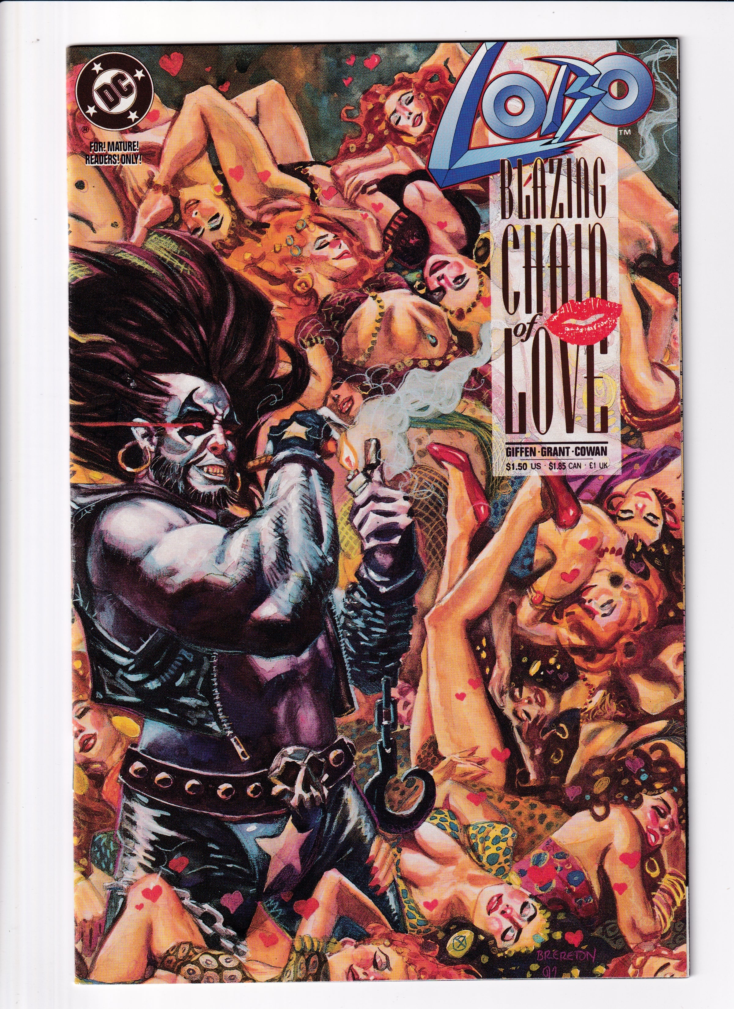 Lobo Blazing Chain of Love #1 NM (9.6) (1992)