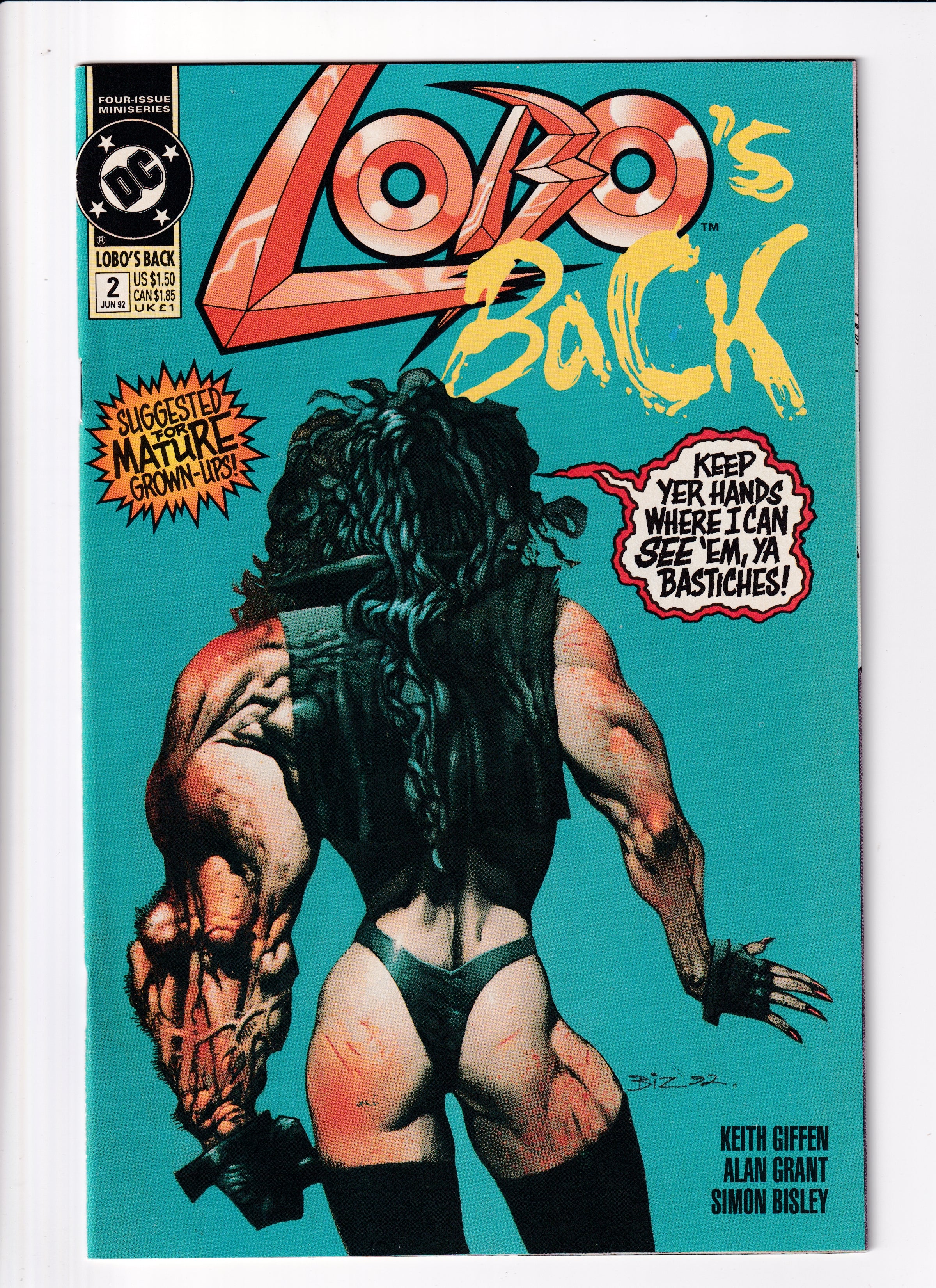 Lobo's Back #2 NM (9.4) (1992)