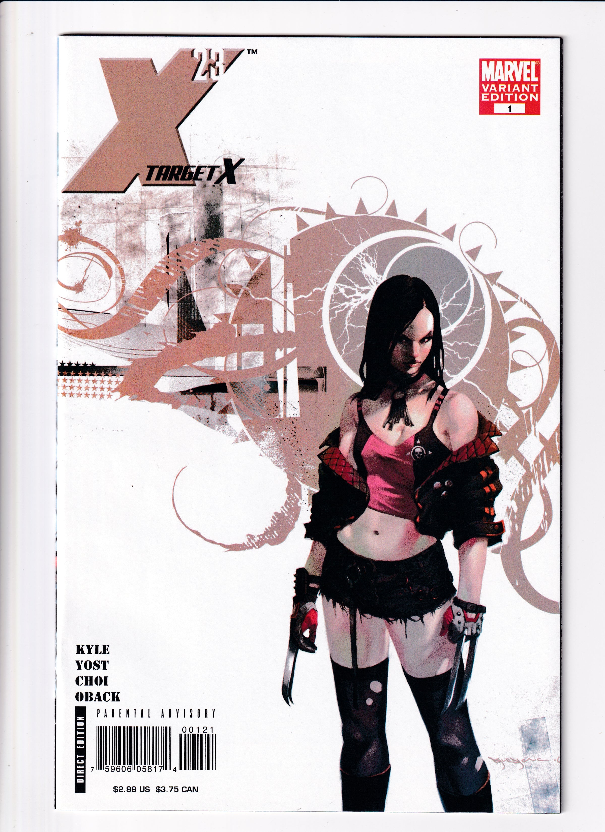 X-23: Target X #1 1:10 Variant NM (9.4) (2007)