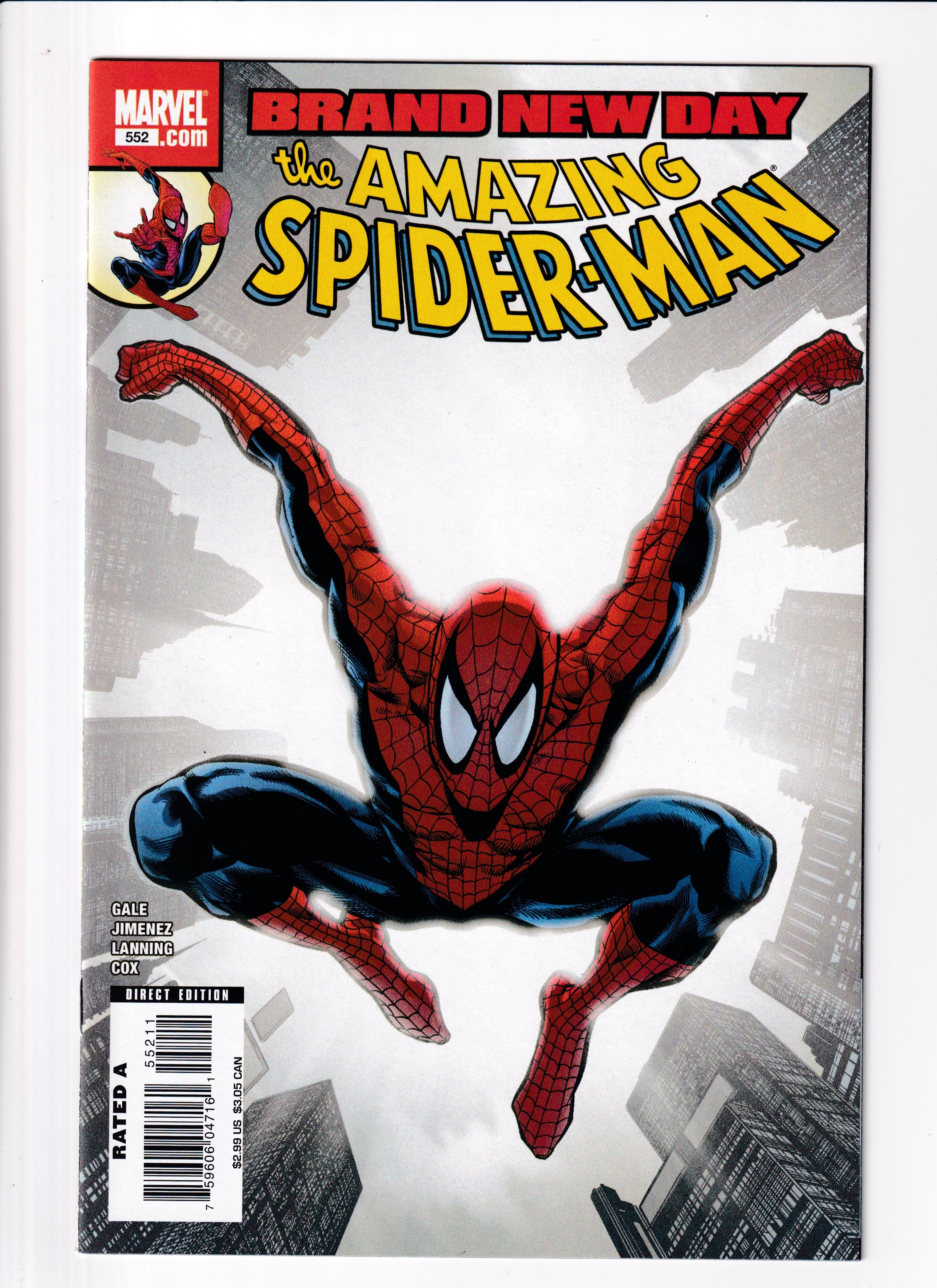 Amazing Spider-Man #552 NM (9.4) (2008)