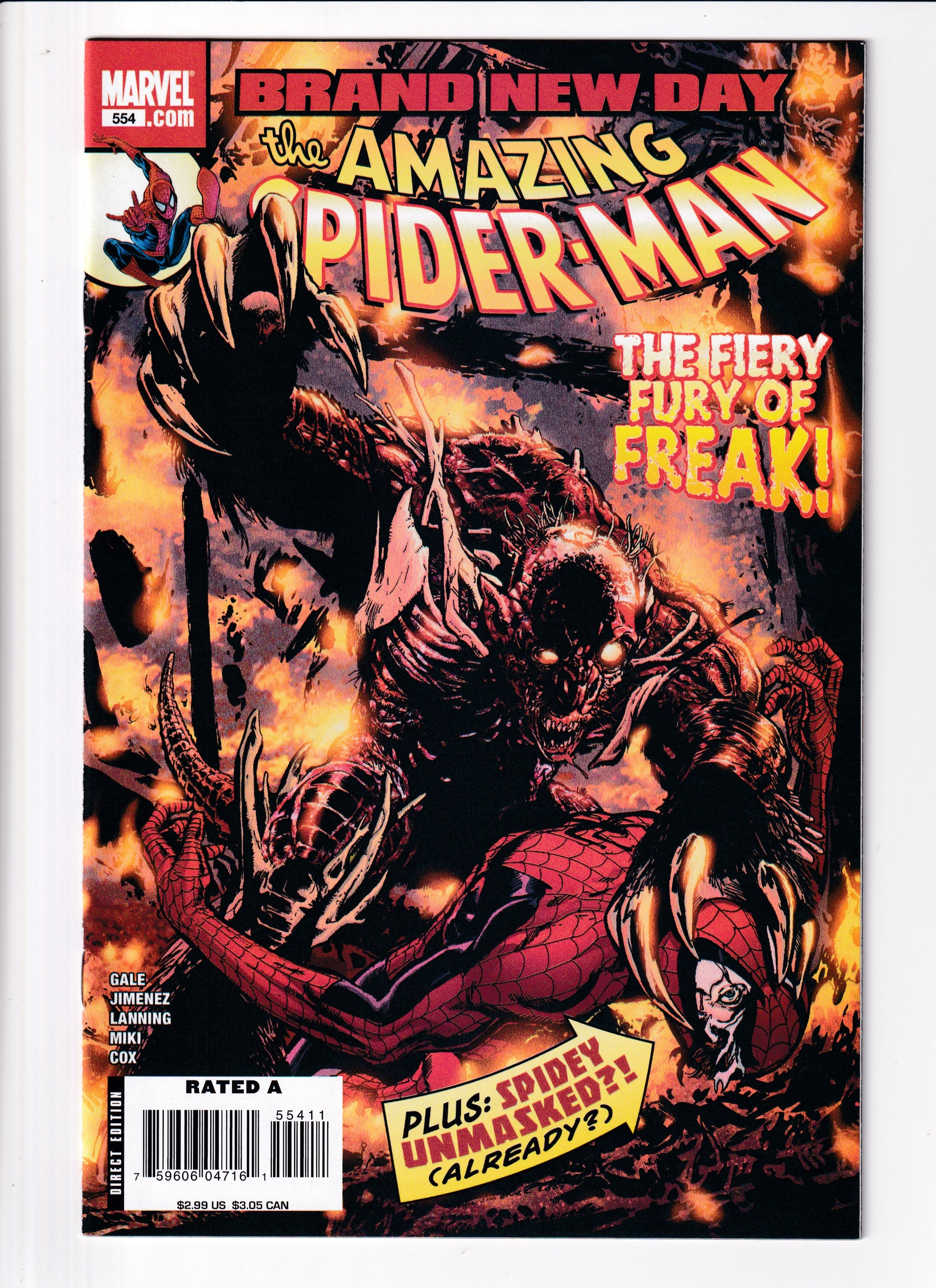 Amazing Spider-Man #554 NM (9.2) (2008)