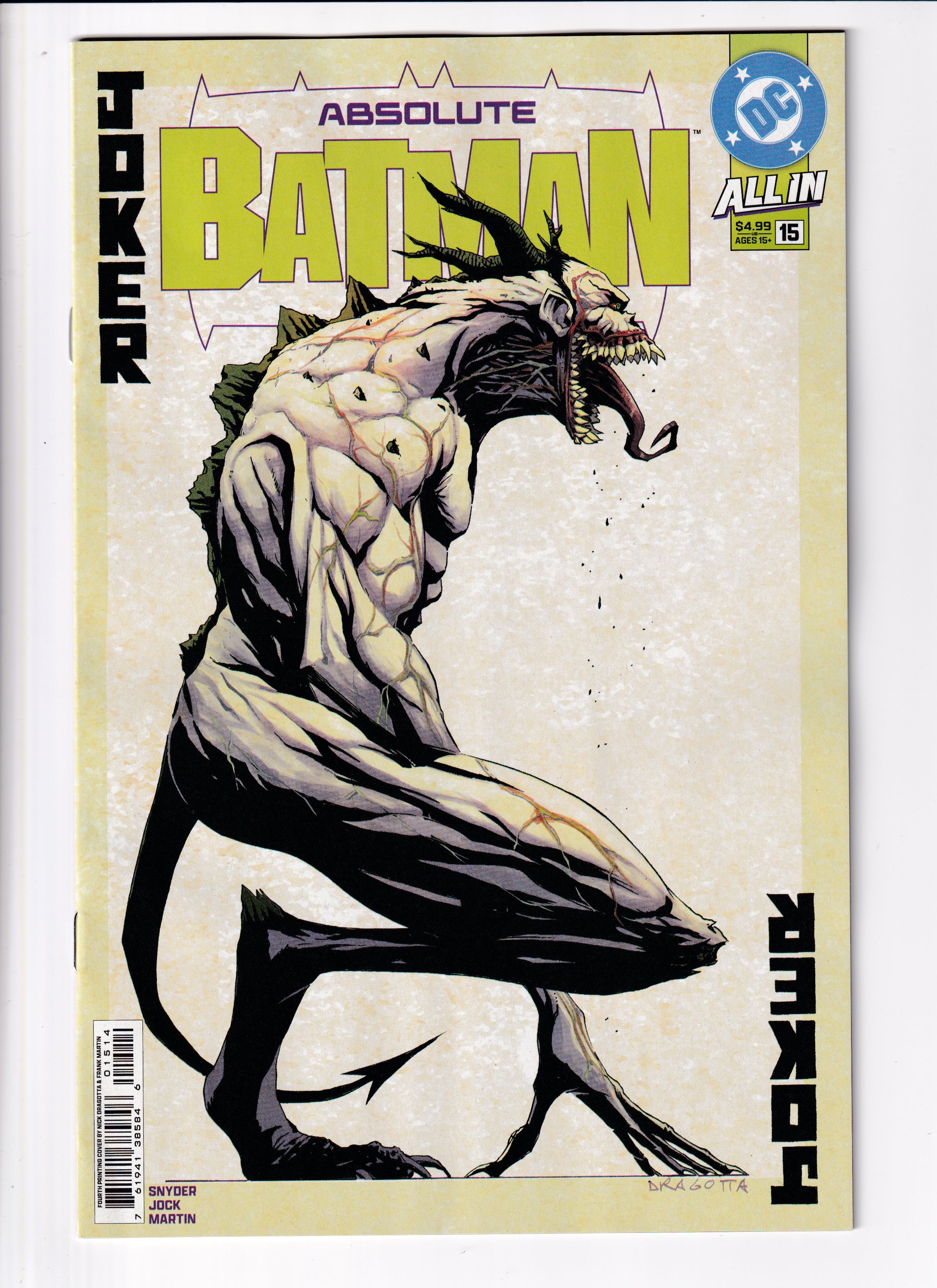 ABSOLUTE BATMAN #15 4TH PRINT