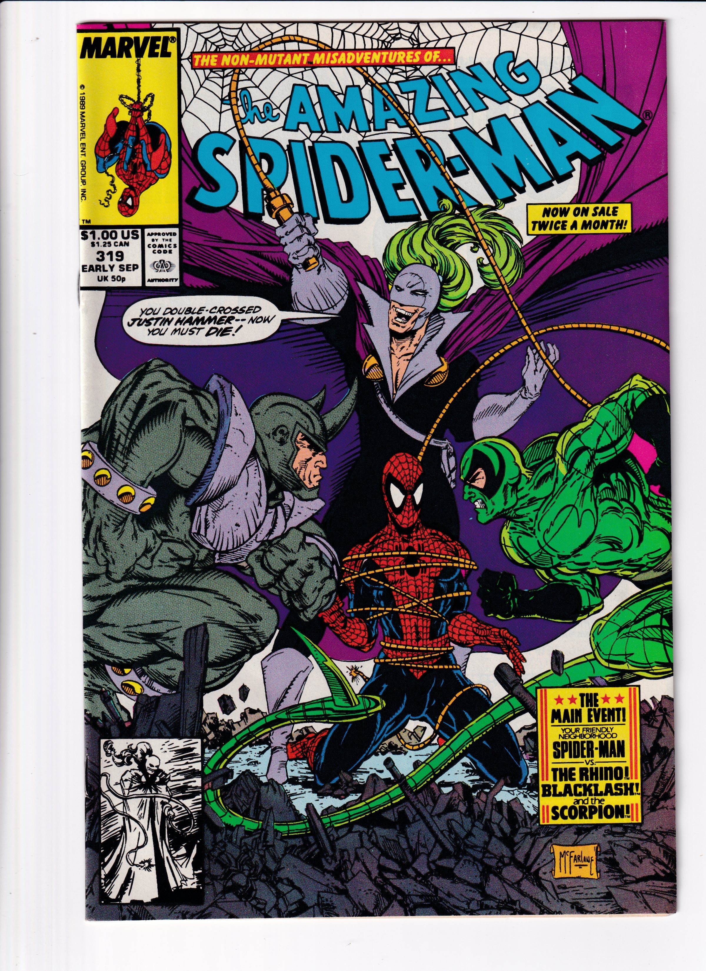 Amazing Spider-Man #319 VF (8.5) (1989)