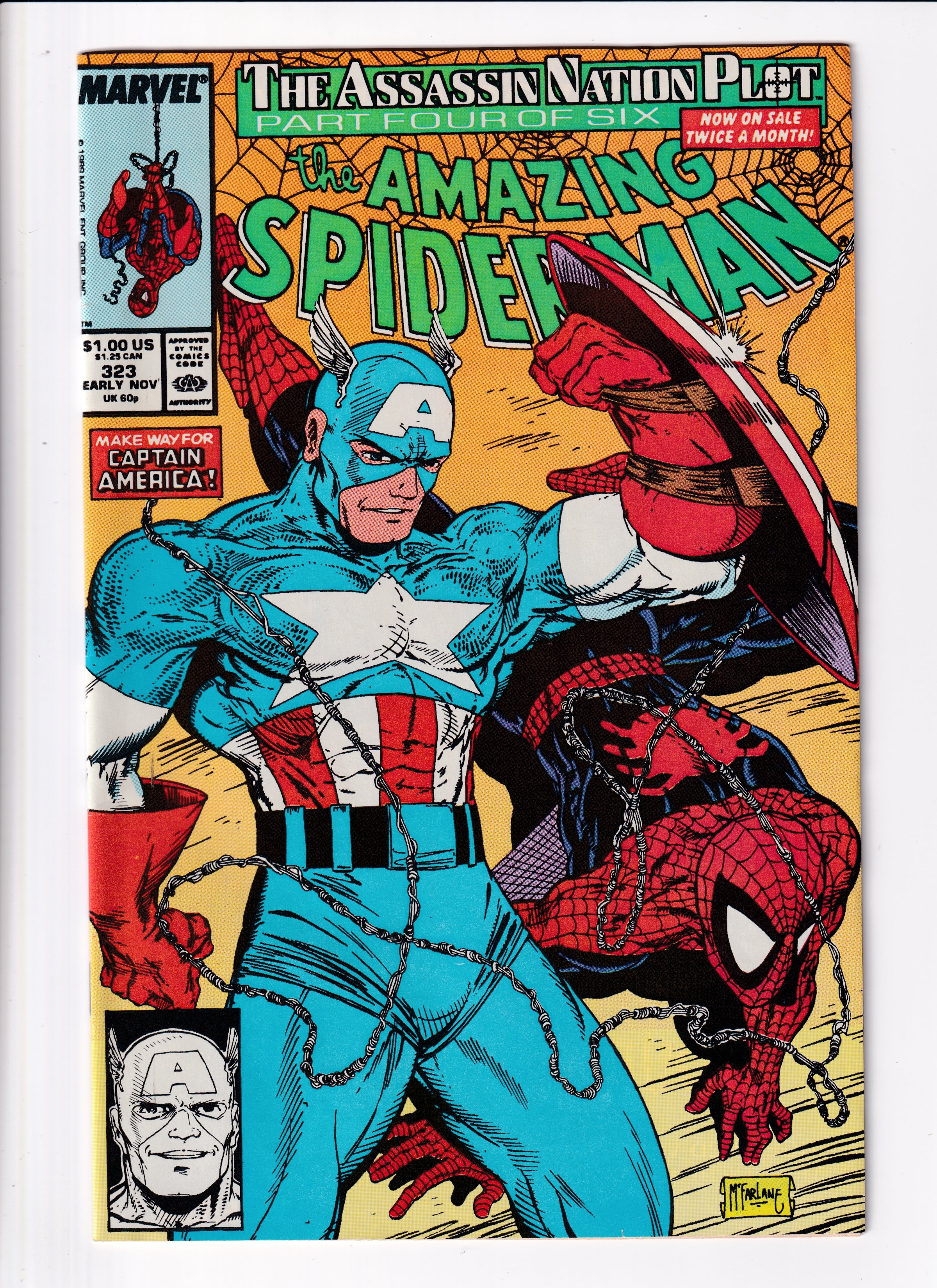 Amazing Spider-Man #323 VF (8.5) (1989)