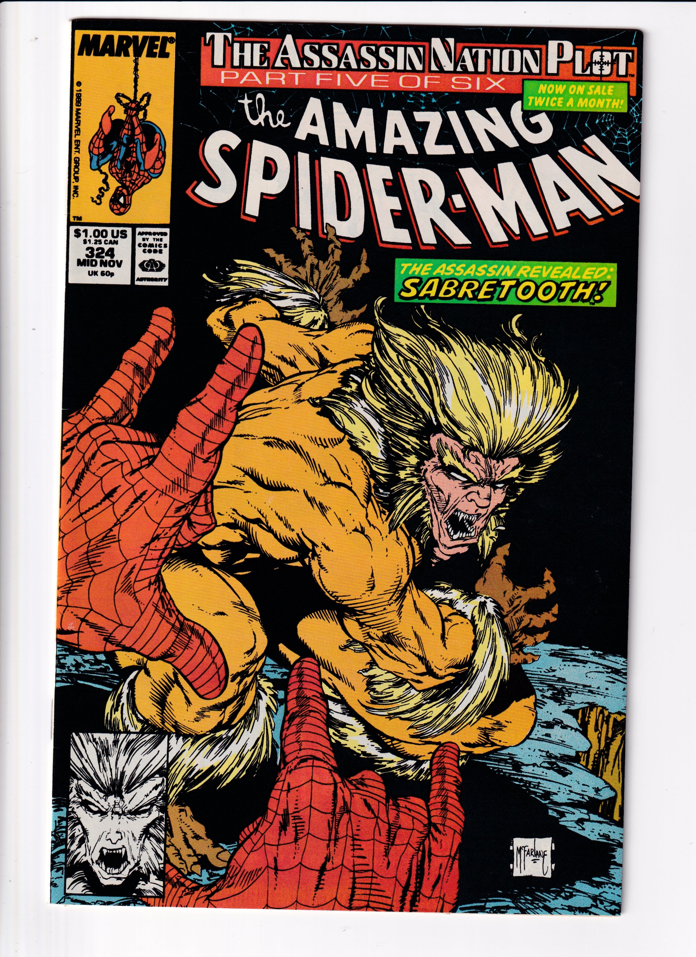 Amazing Spider-Man #324 VF (8.5) (1989)