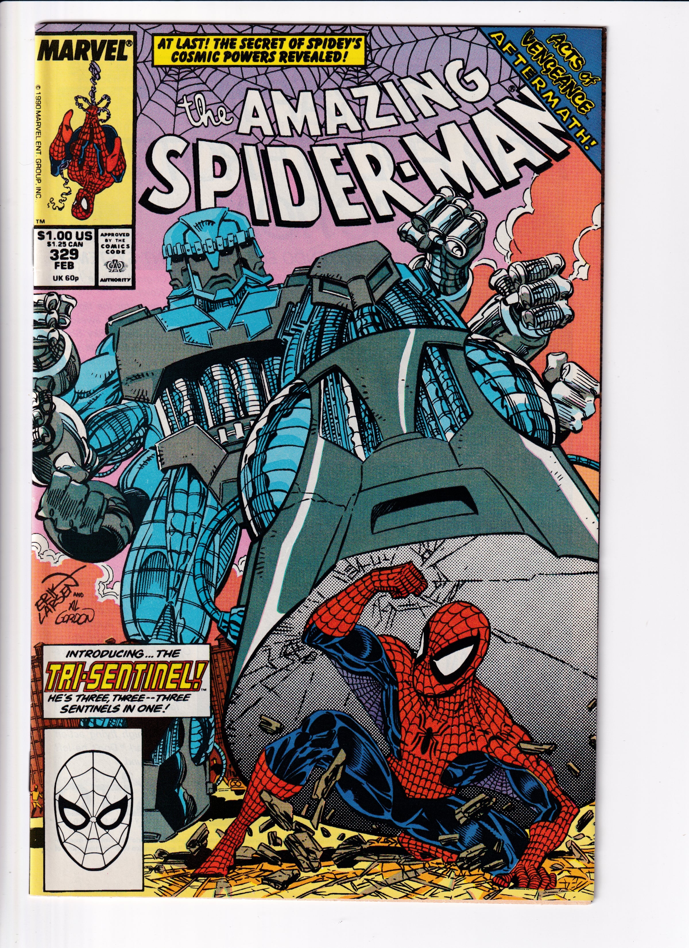 Amazing Spider-Man #329 VF (8.5) (1990)