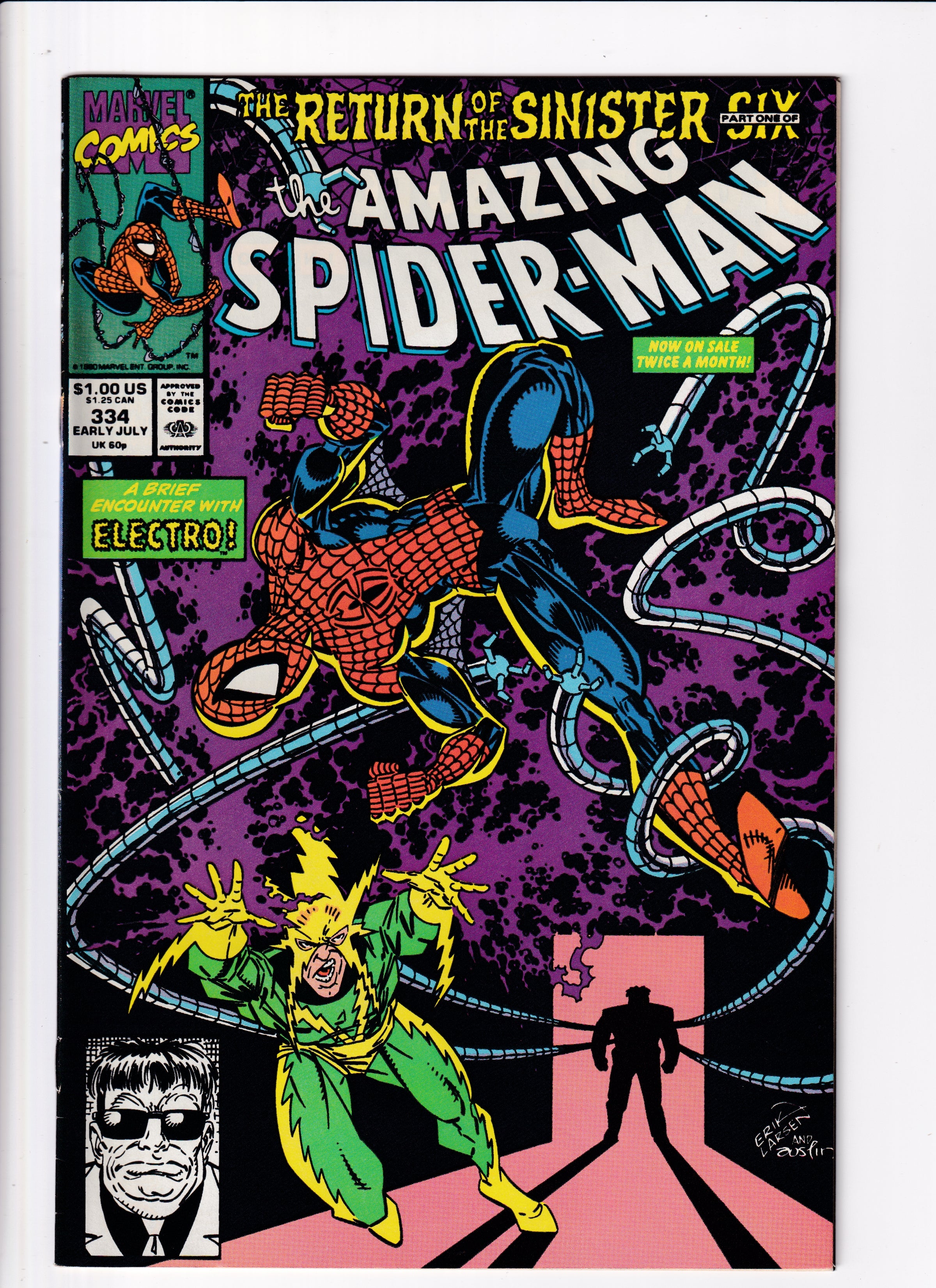 Amazing Spider-Man #334 VF (8.5) (1990)