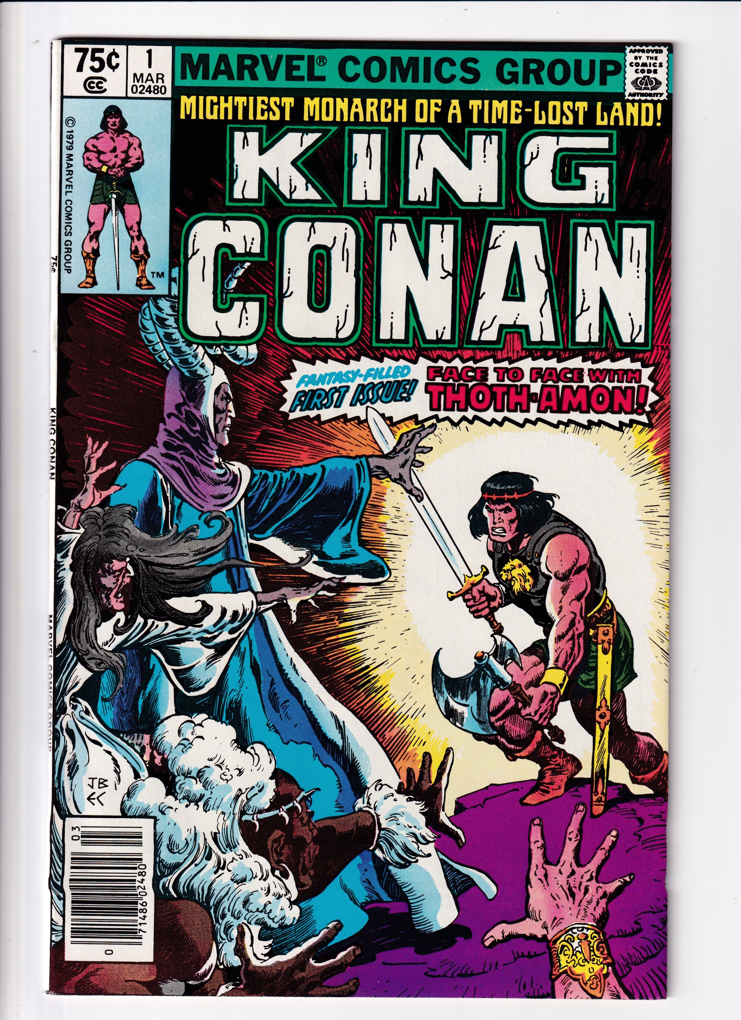 King Conan #1 Newsstand NM (9.0) (1979)