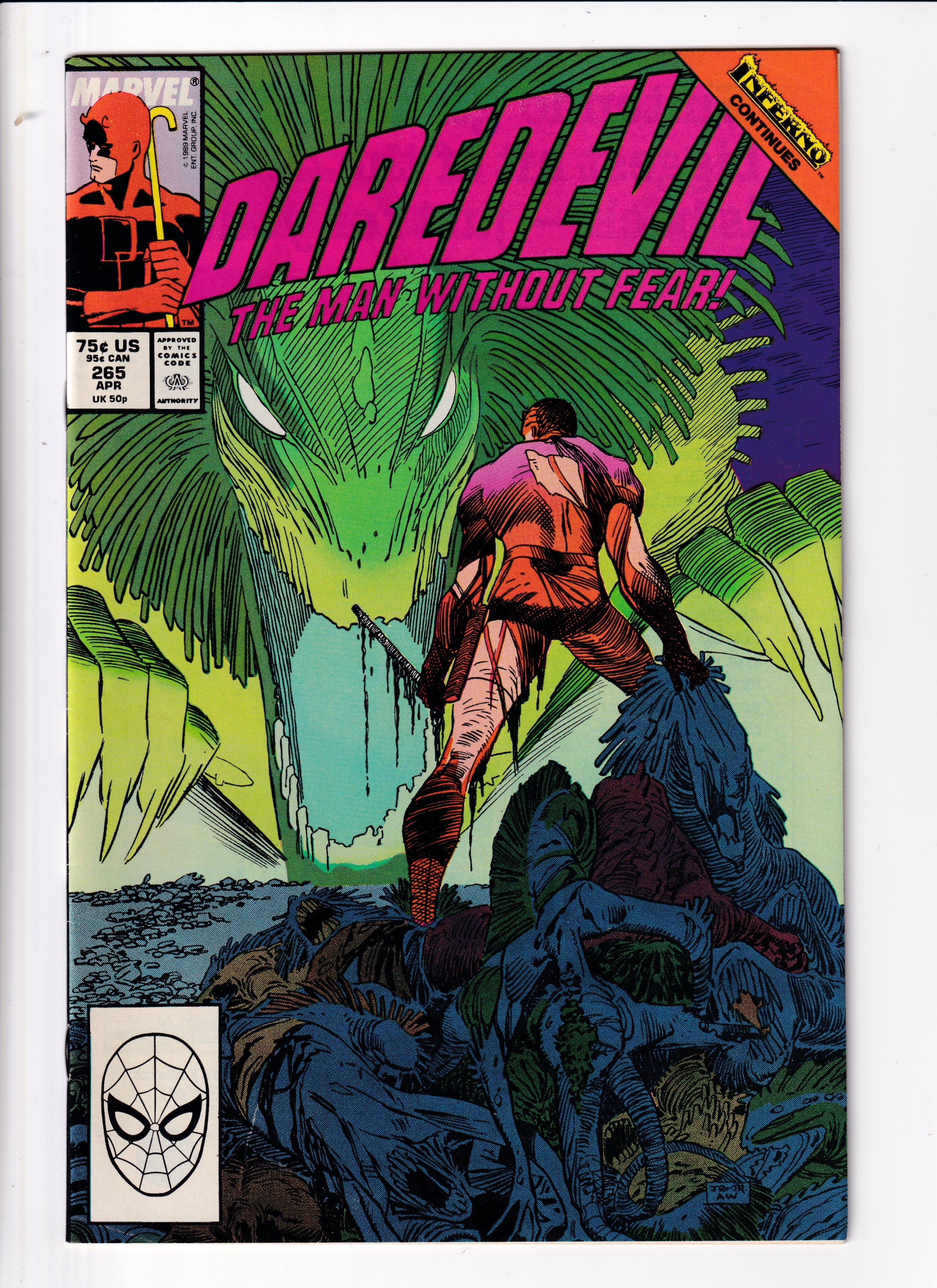 Daredevil #265 VF (8.5) (1989)