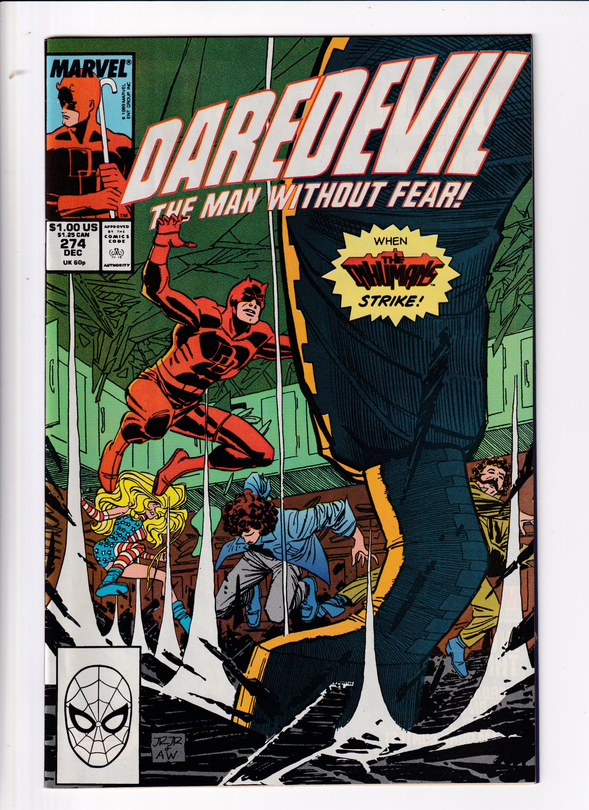 Daredevil #274 VF (8.5) (1989)