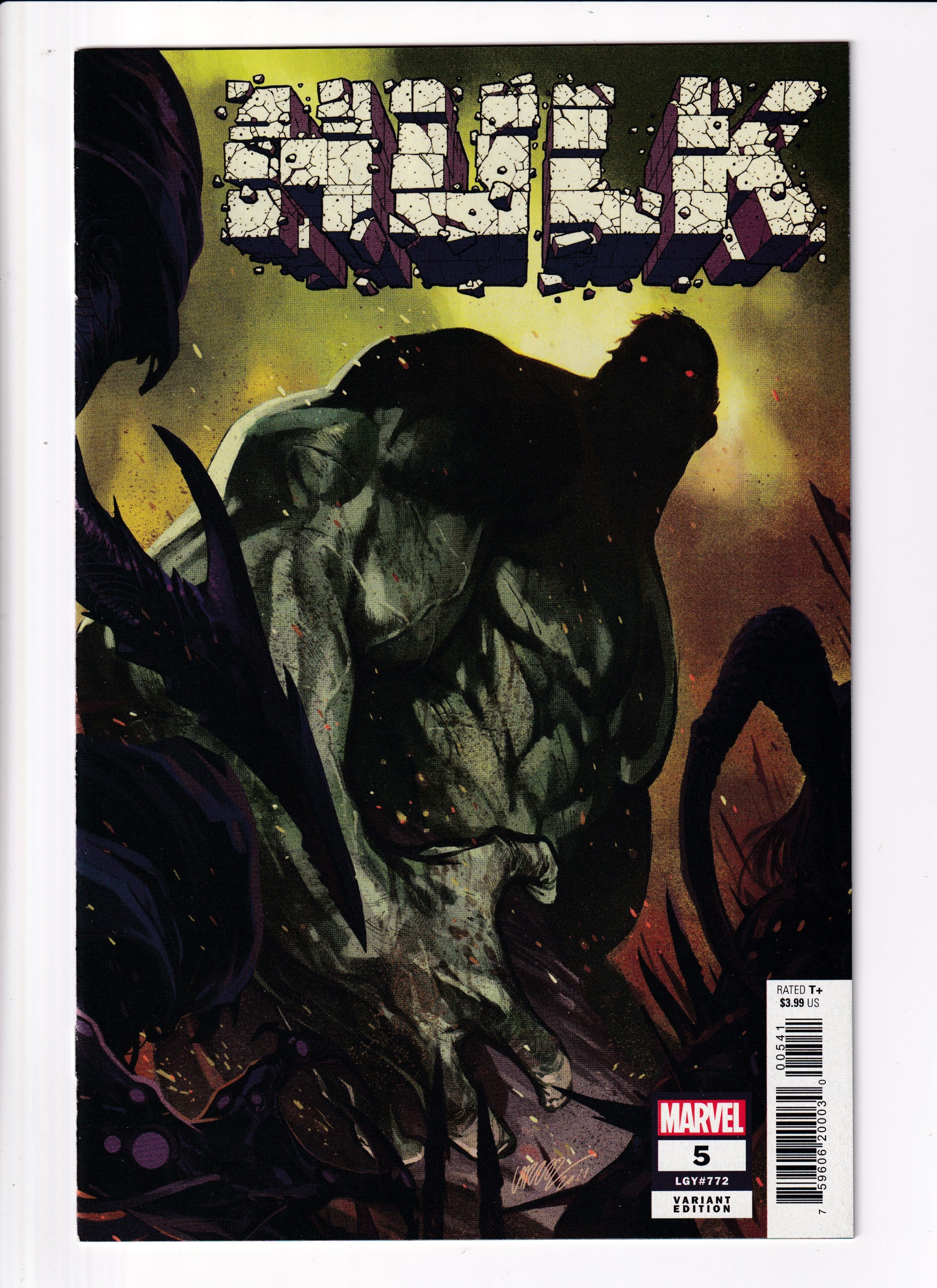 Hulk #5 1:25 Var NM (9.8) (2022)