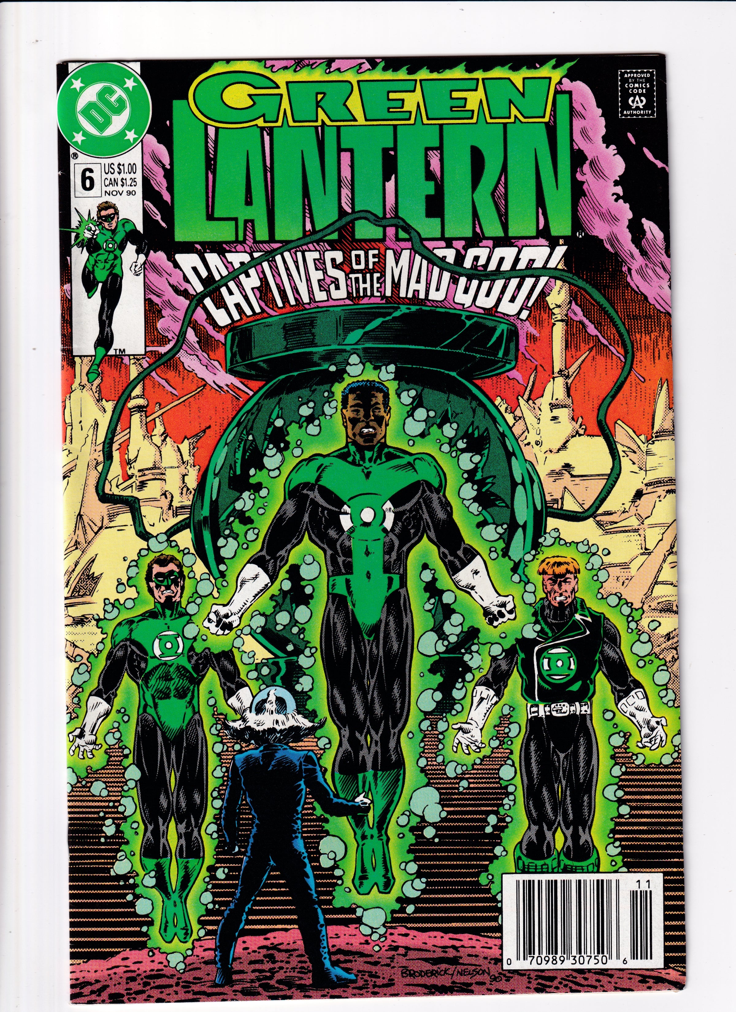 Green Lantern #6 Newsstand NM (9.2) (1990)