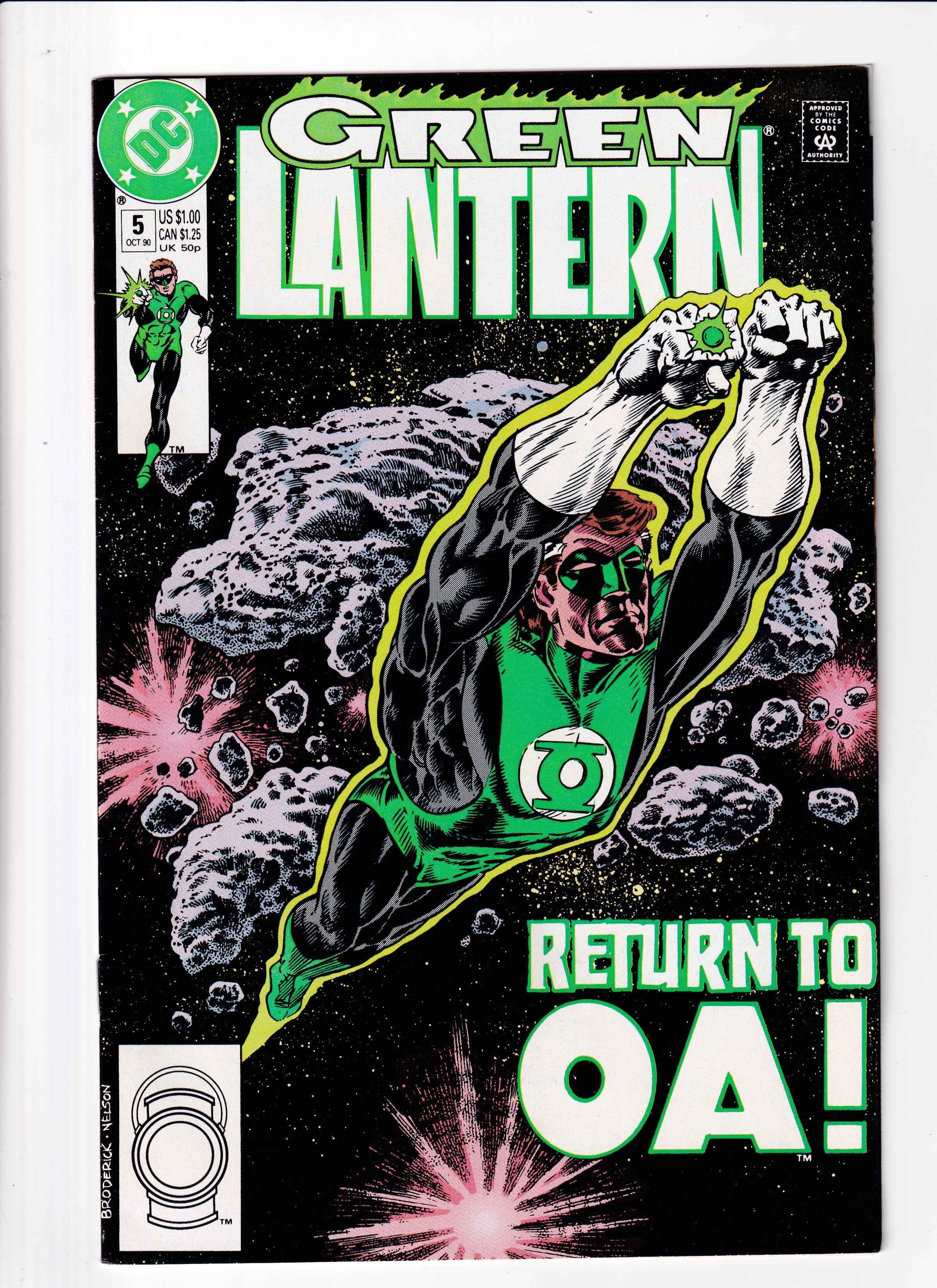 Green Lantern #5 NM (9.2) (1990)