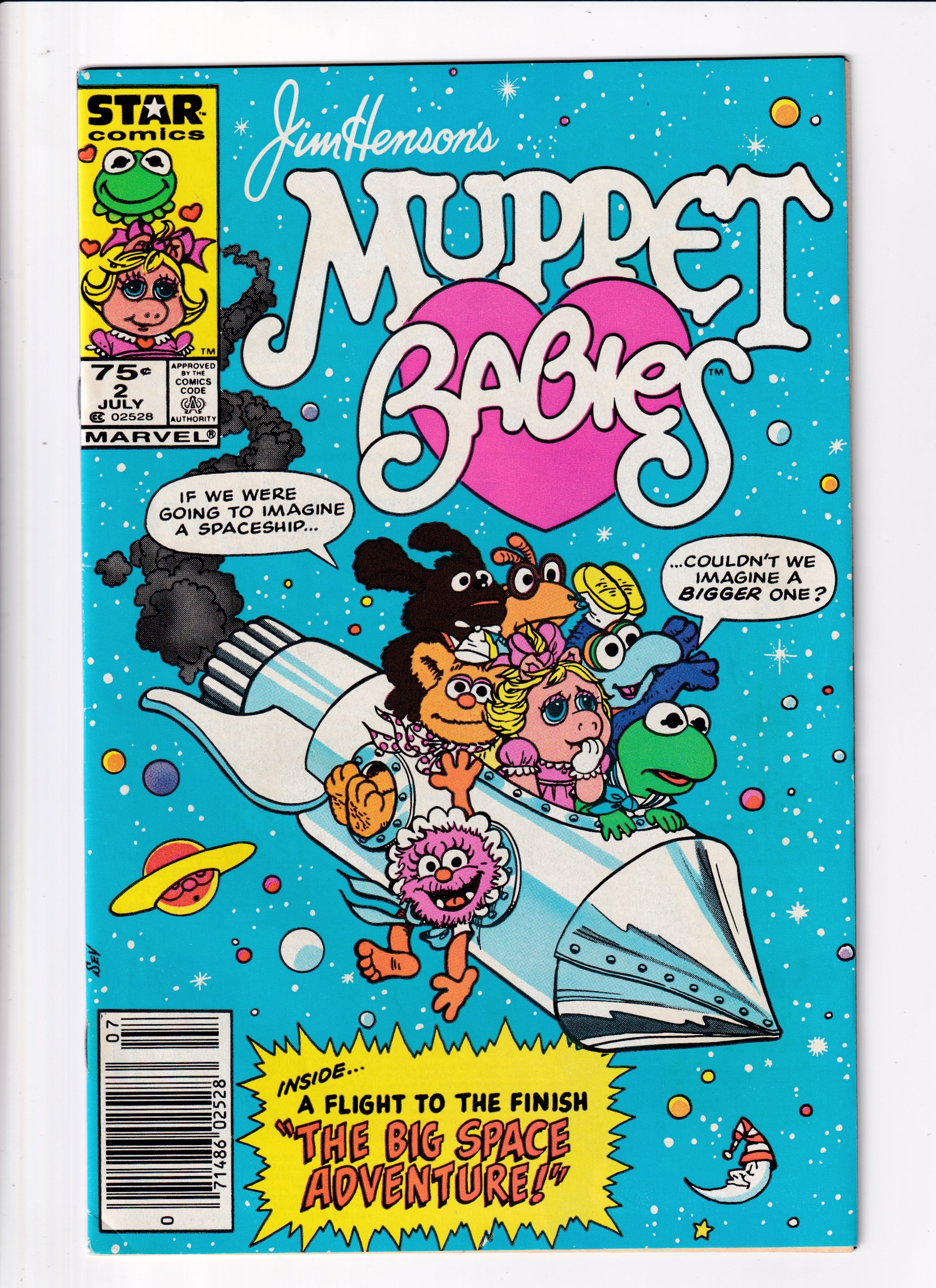 Muppet Babies #2 Canadian Price Var VF (8.0) (1985)