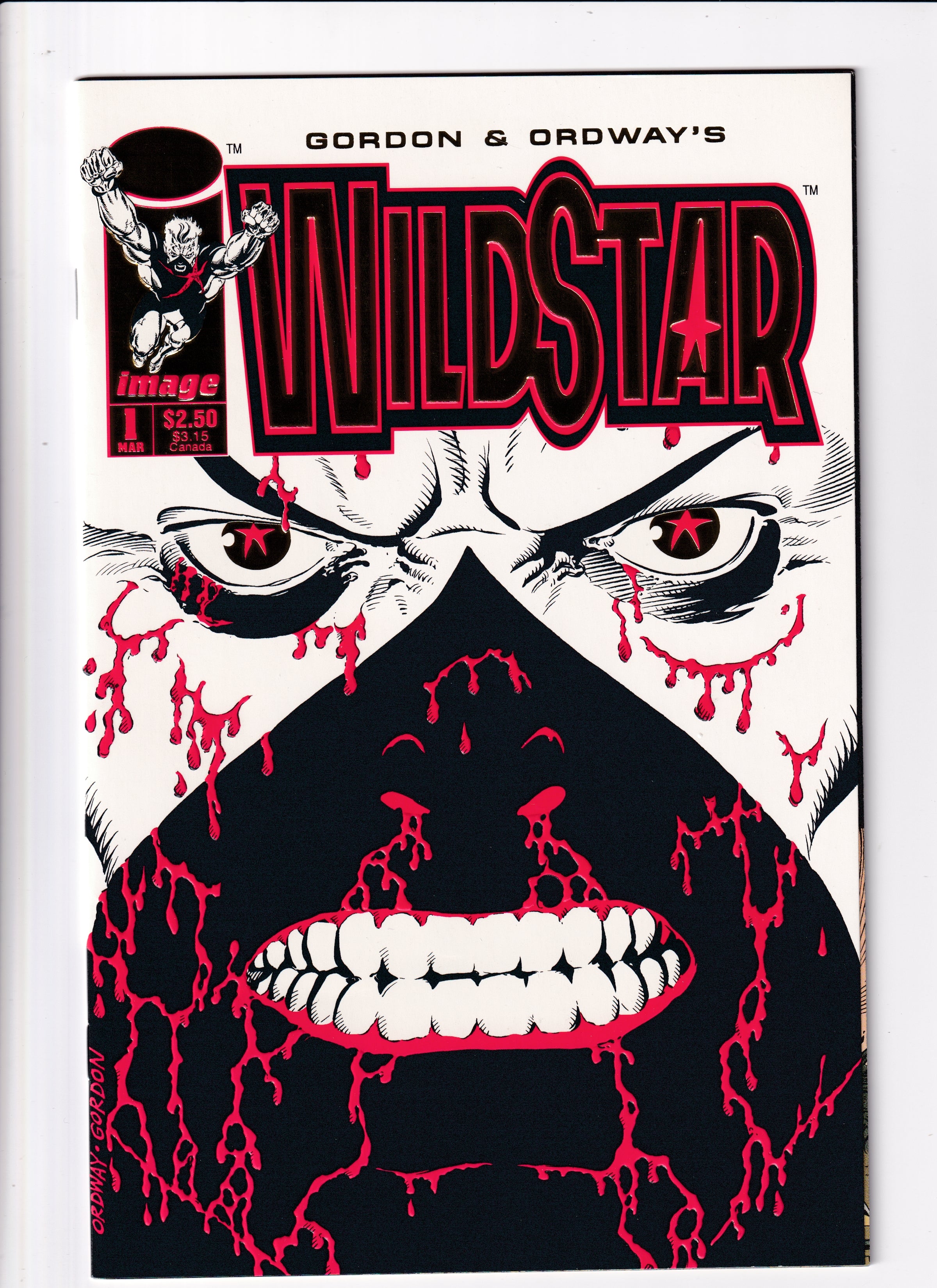 Wildstar Sky Zero #1 Gold Foil Var NM (9.8) (1993)