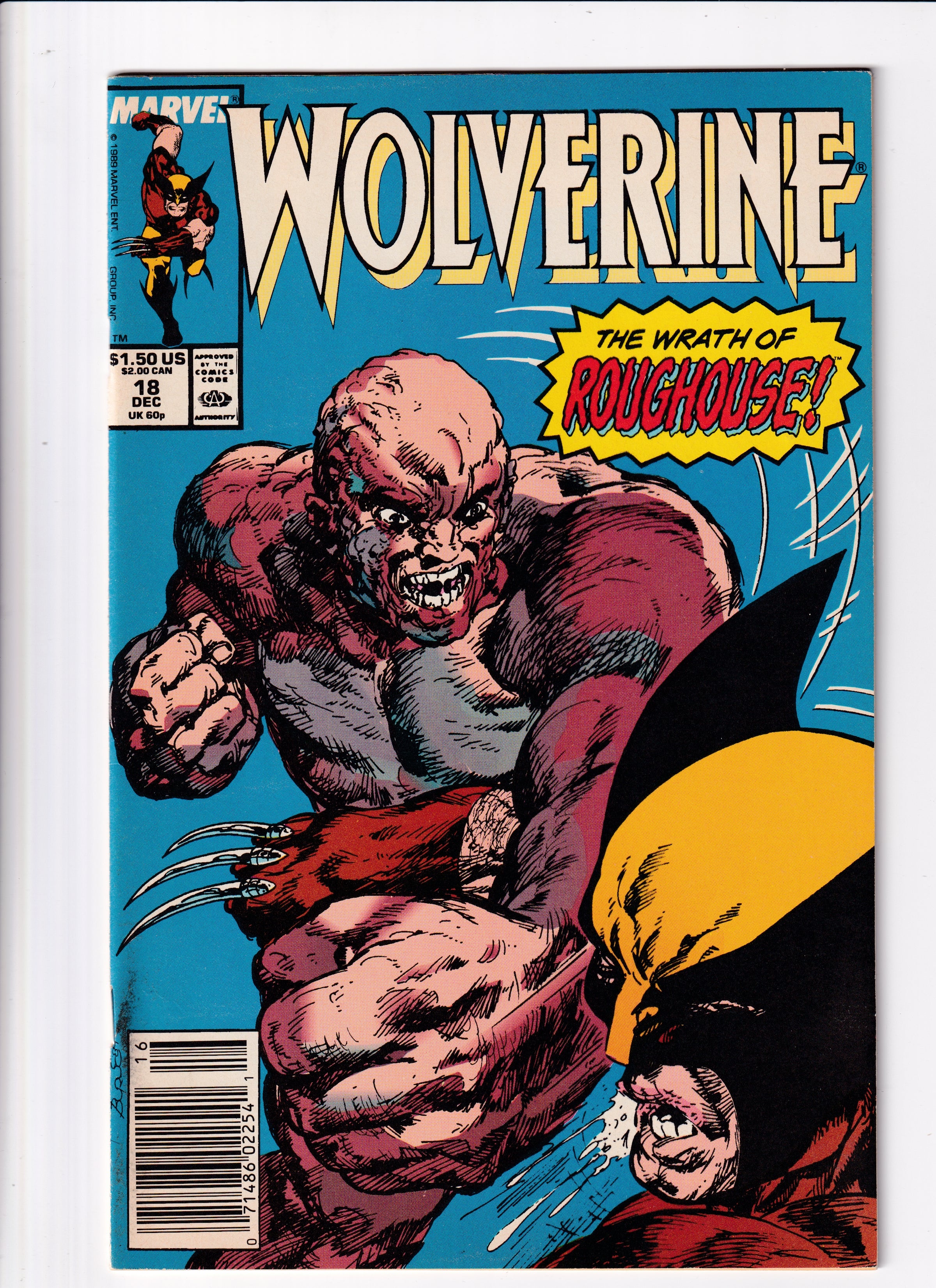 Wolverine #18 Newsstand FN (7.5) (1989)