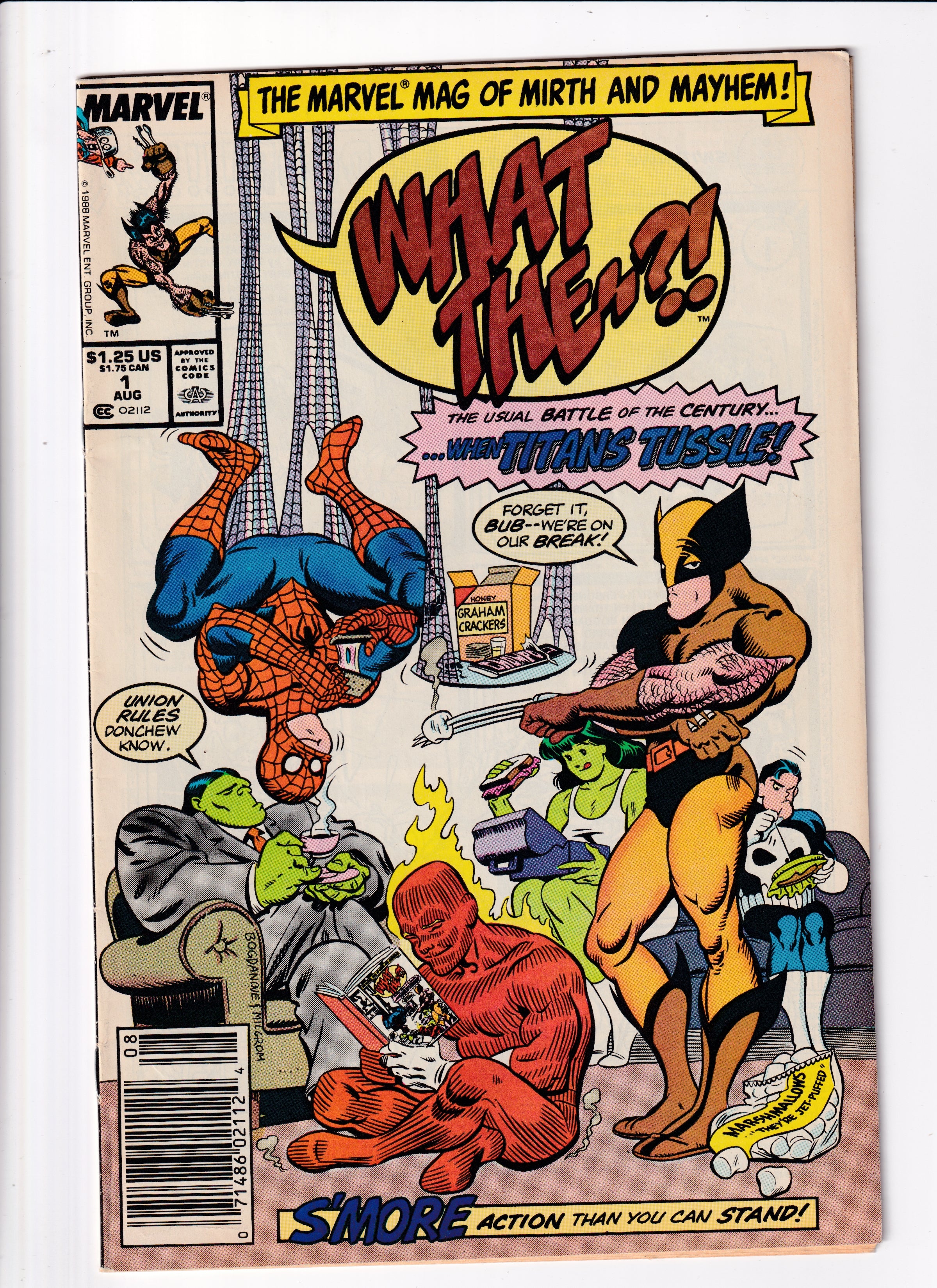What The ?! #1 Newsstand Mid Grade (1988)