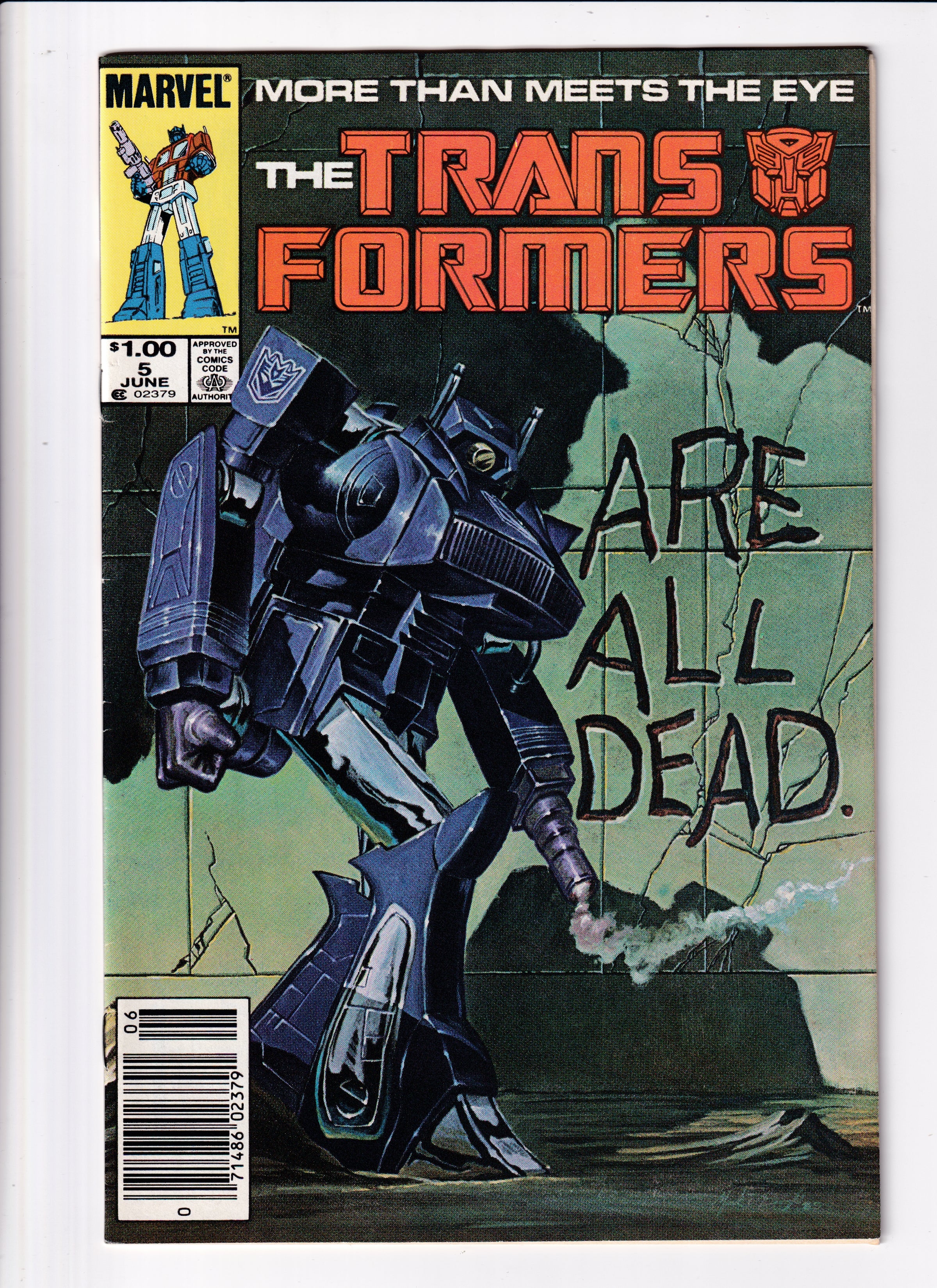 Transformers #5 Canadian Price Var VF (8.0) (1985)