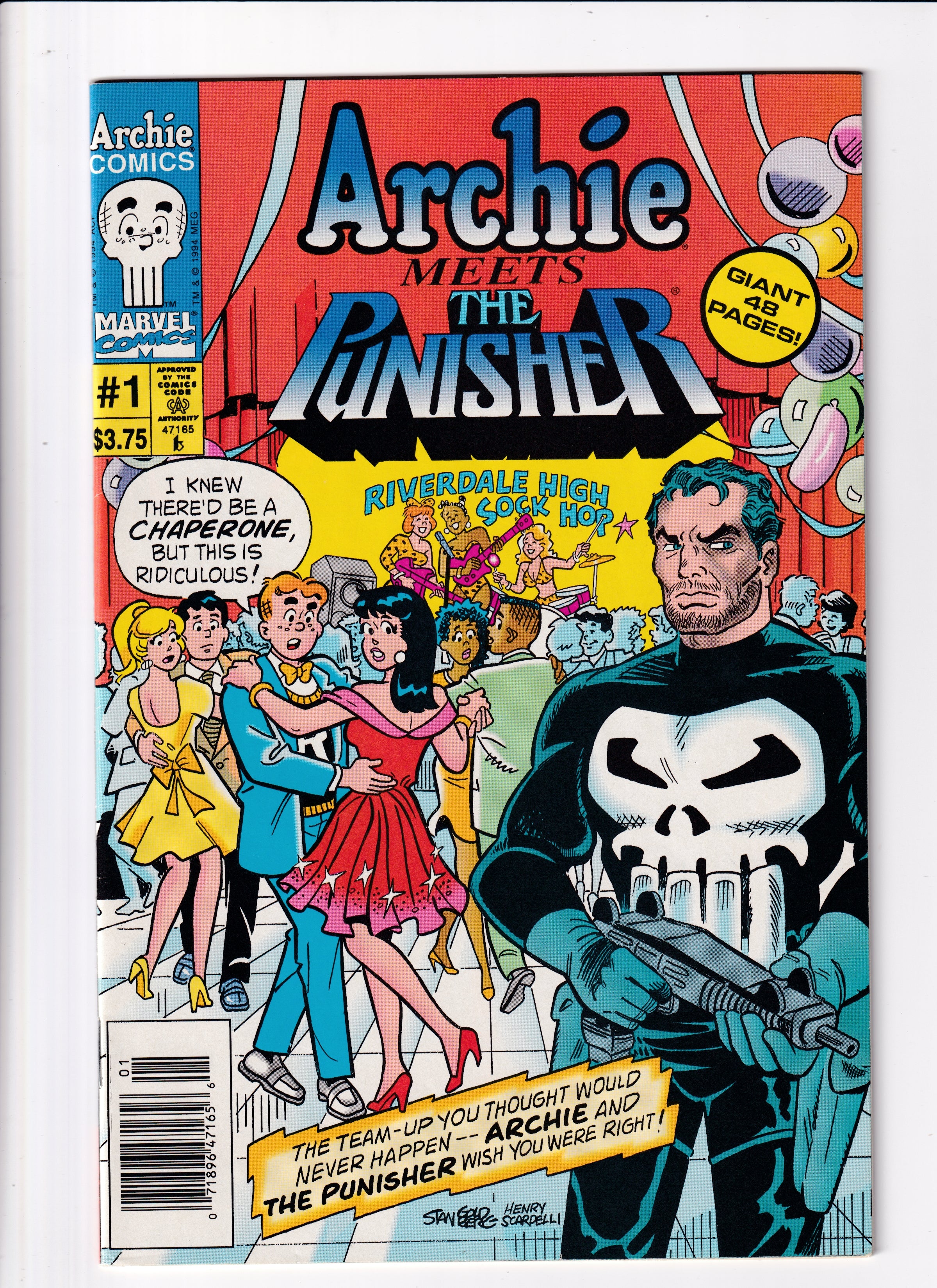 Archie Meets The Punisher #1 Canadian Price Var. VF (8.5) (1994)