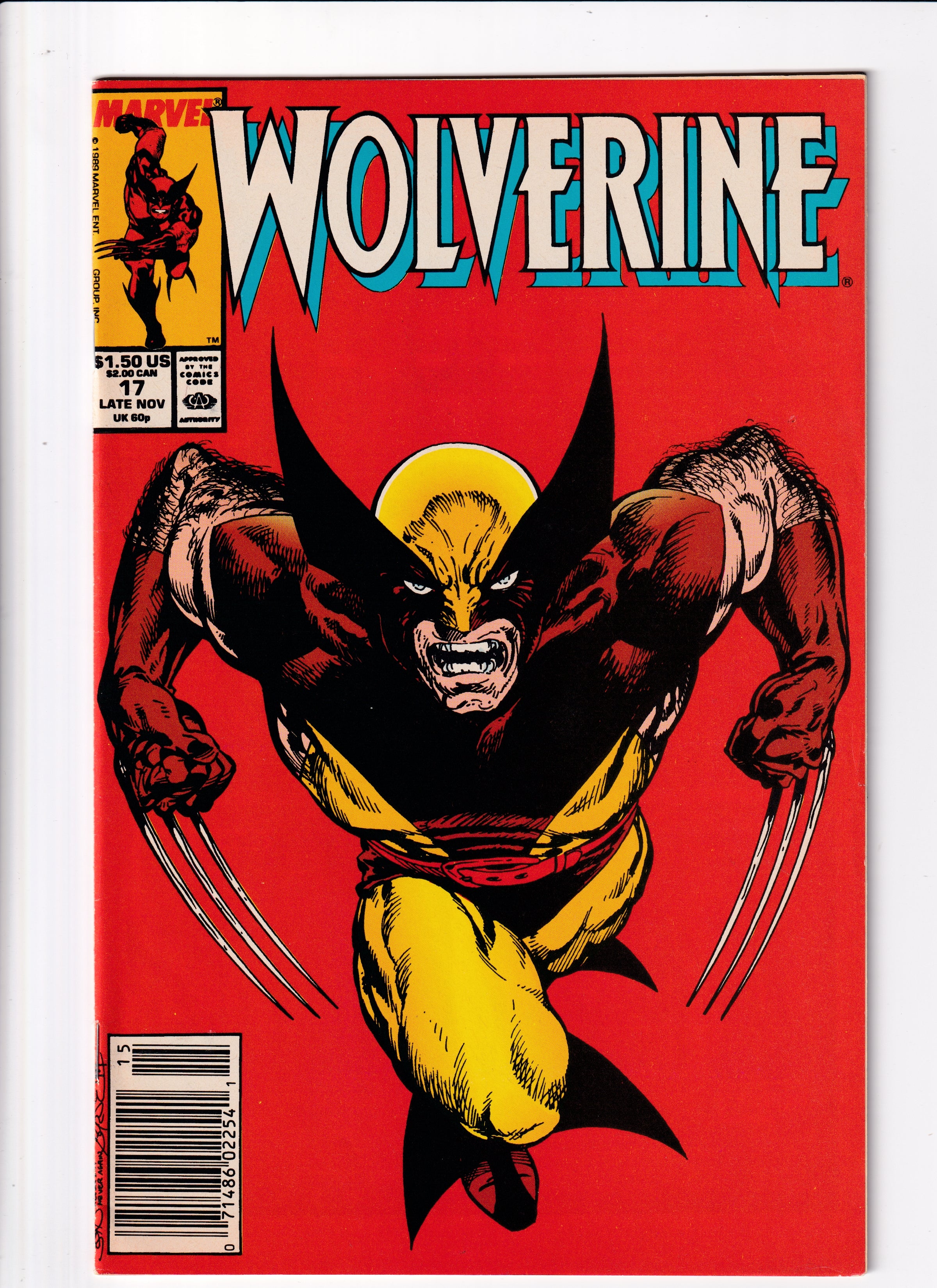Wolverine #17 Newsstand NM (9.0) (1989)