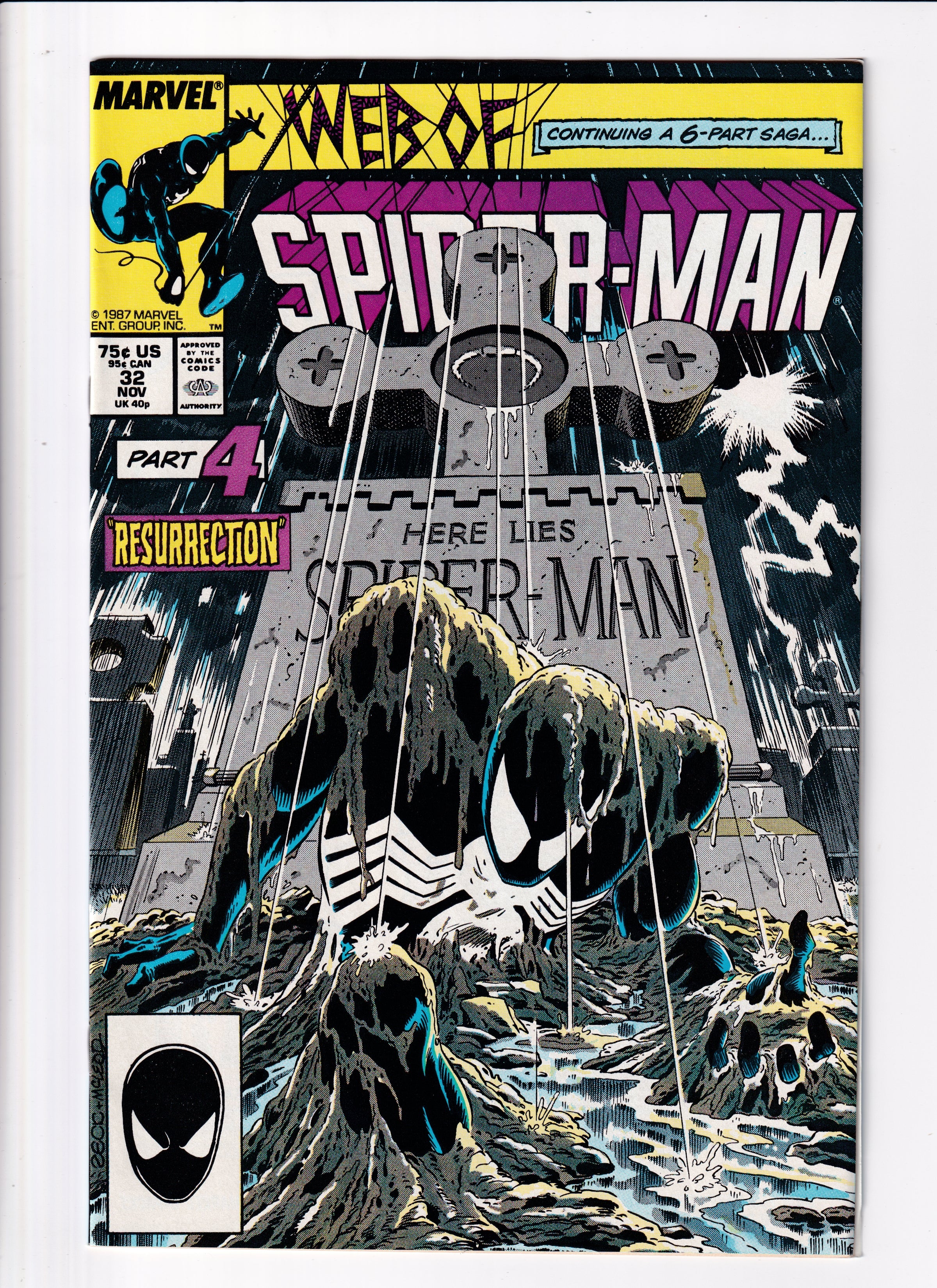 Web of Spider-Man #32 VF (8.5) (1987)