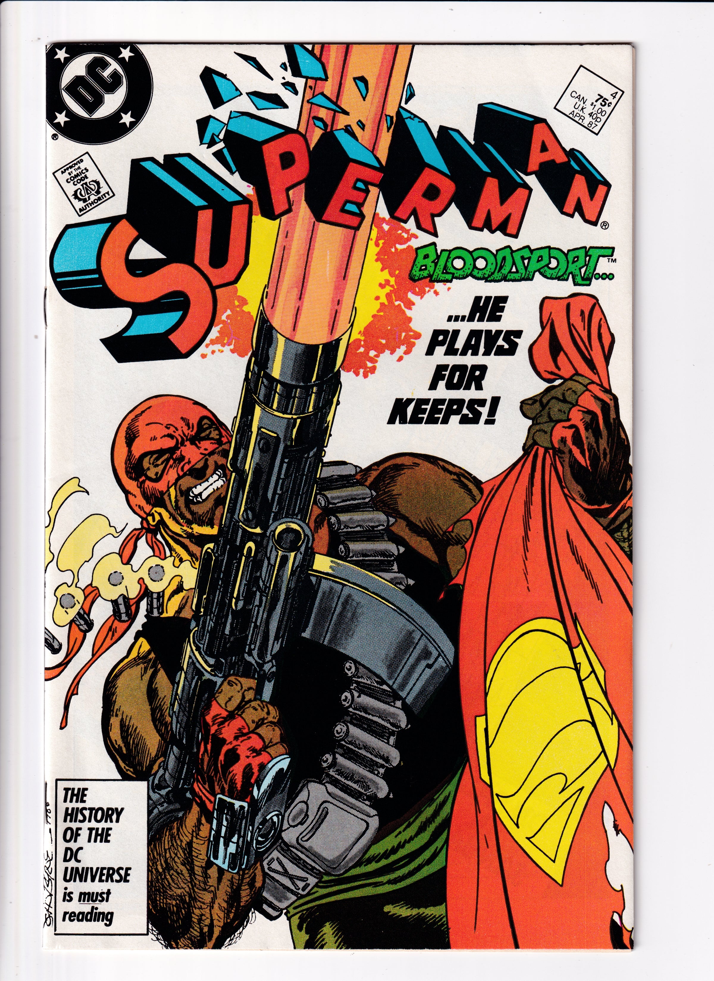 Superman #4 NM (9.2) (1987)