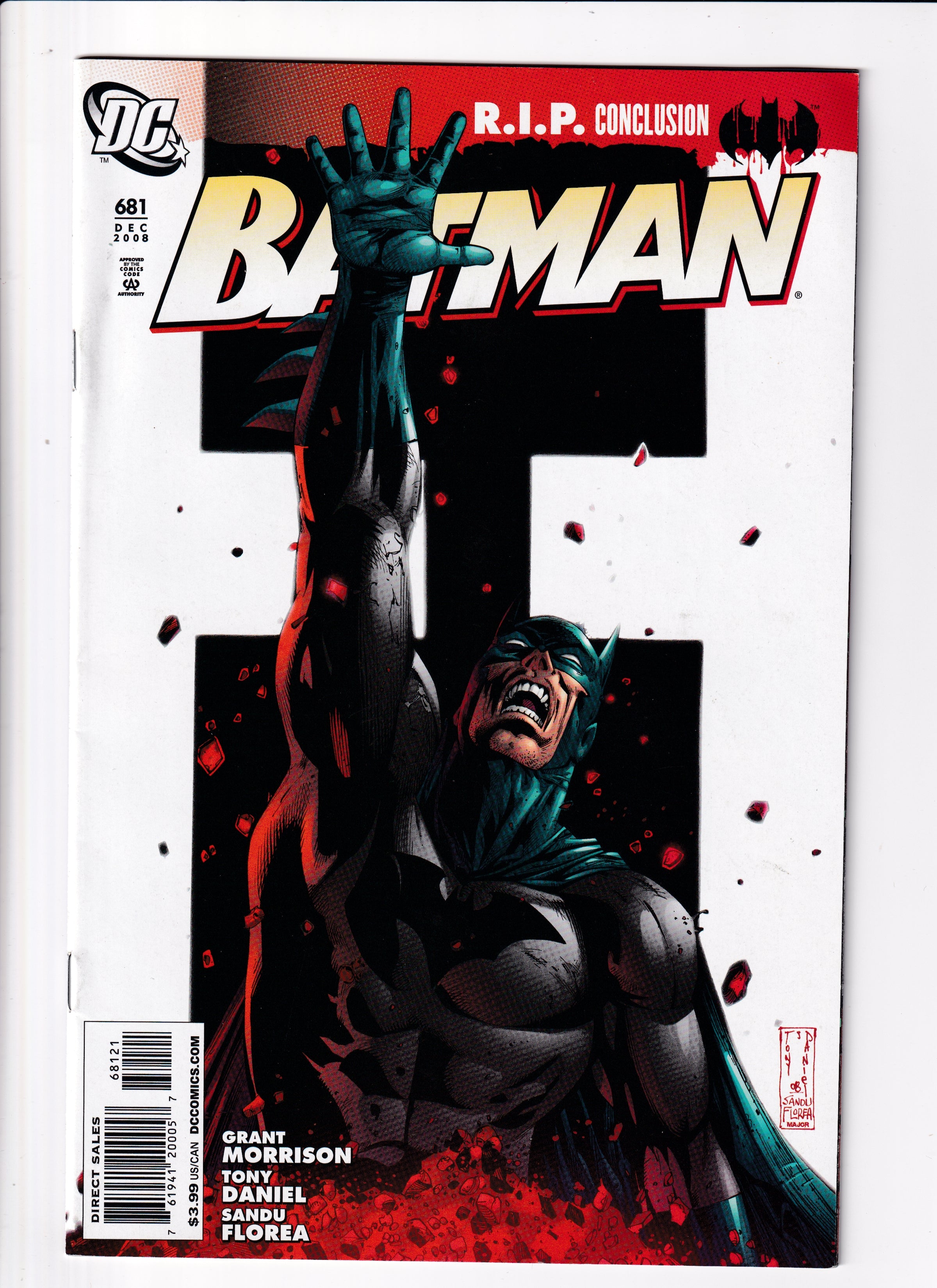 Batman #681 1:25 Daniels Variant NM (9.0) (2008)